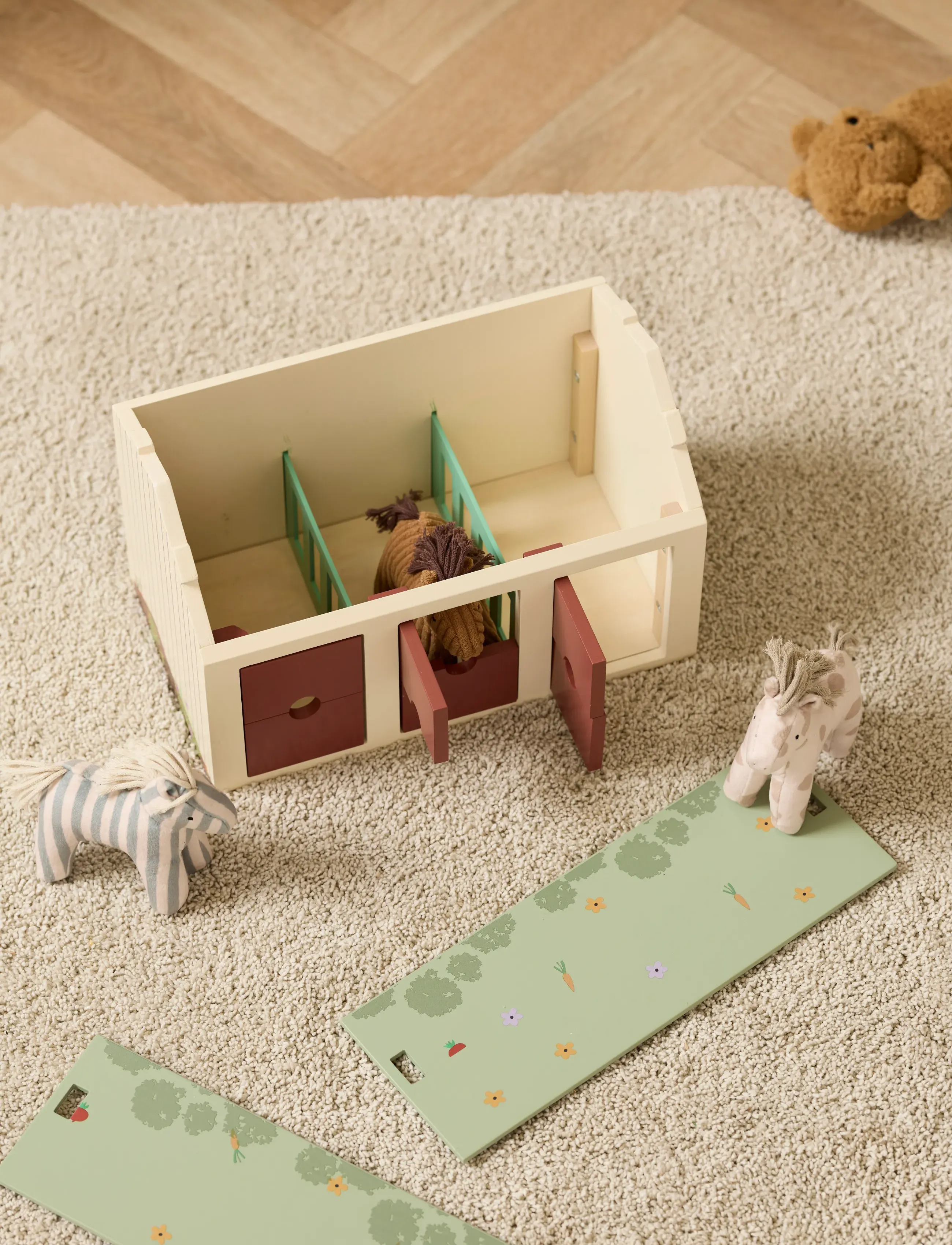 Kid's Concept - Stable with horses - animals - multi - 4