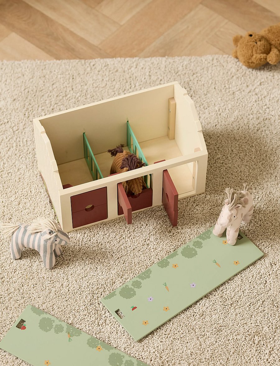 Kid's Concept - Stable with horses - tiere - multi - 4