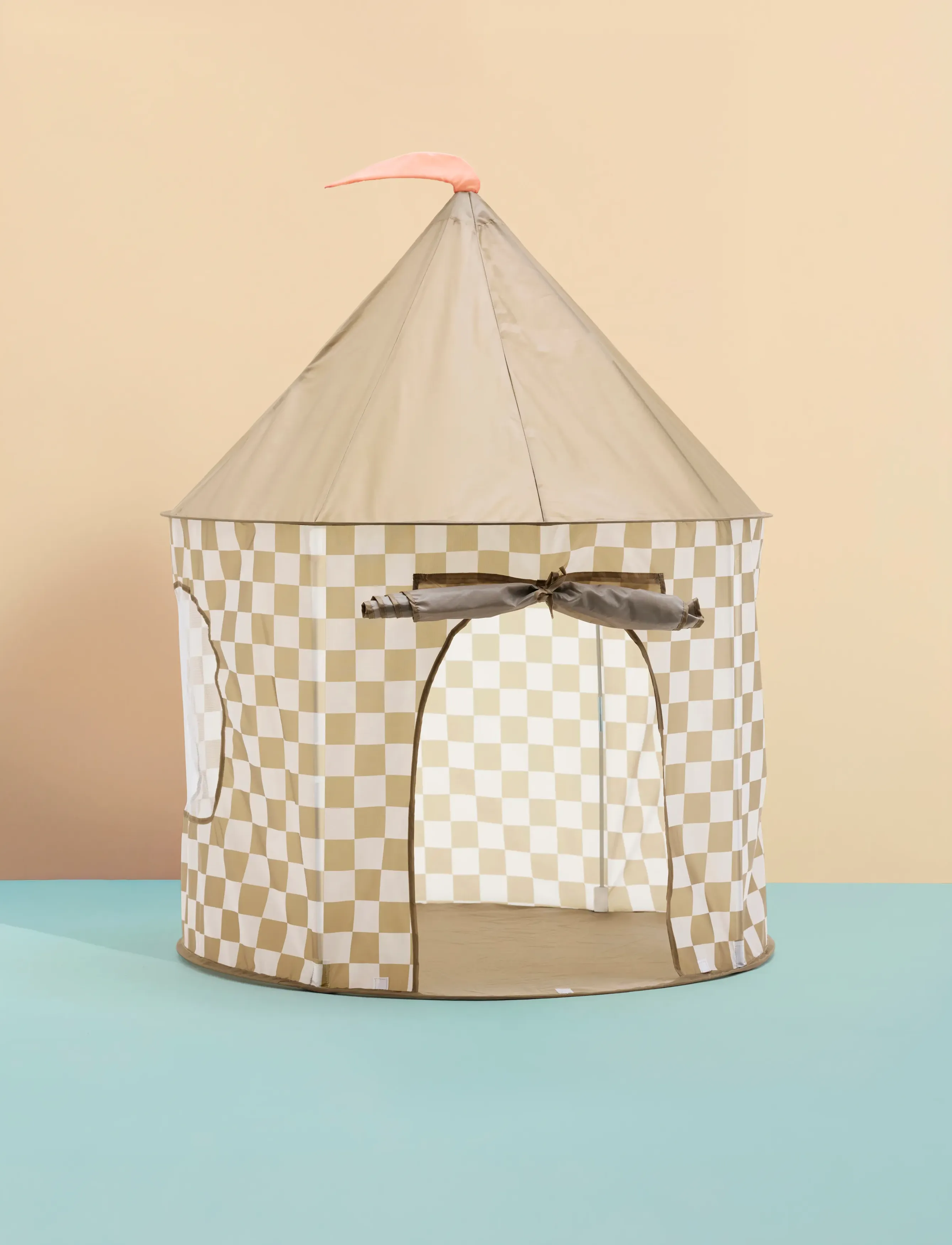Kid's Concept - Tent check khaki - spielzelte und -tunnel - multi - 2