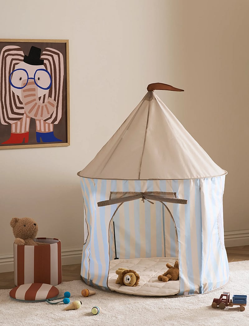 Kid's Concept - Tent stripe light blue - spielzelte und -tunnel - multi - 0