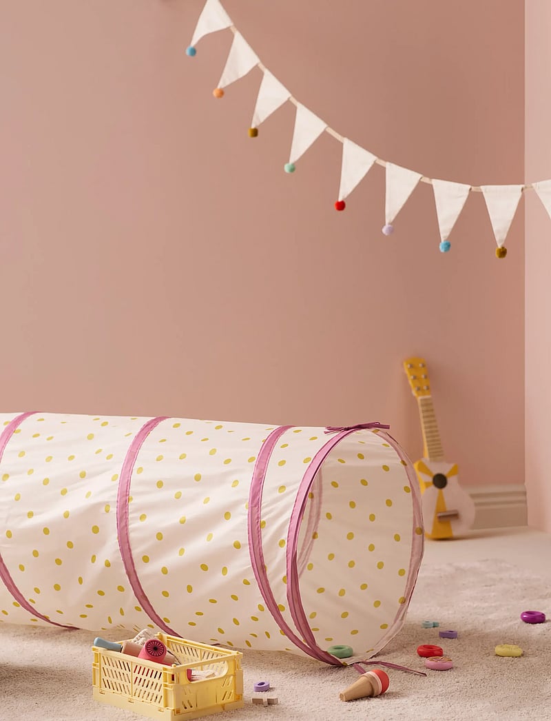 Kid's Concept - Tunnel dot pink - vaikiški tuneliai - multi - 0