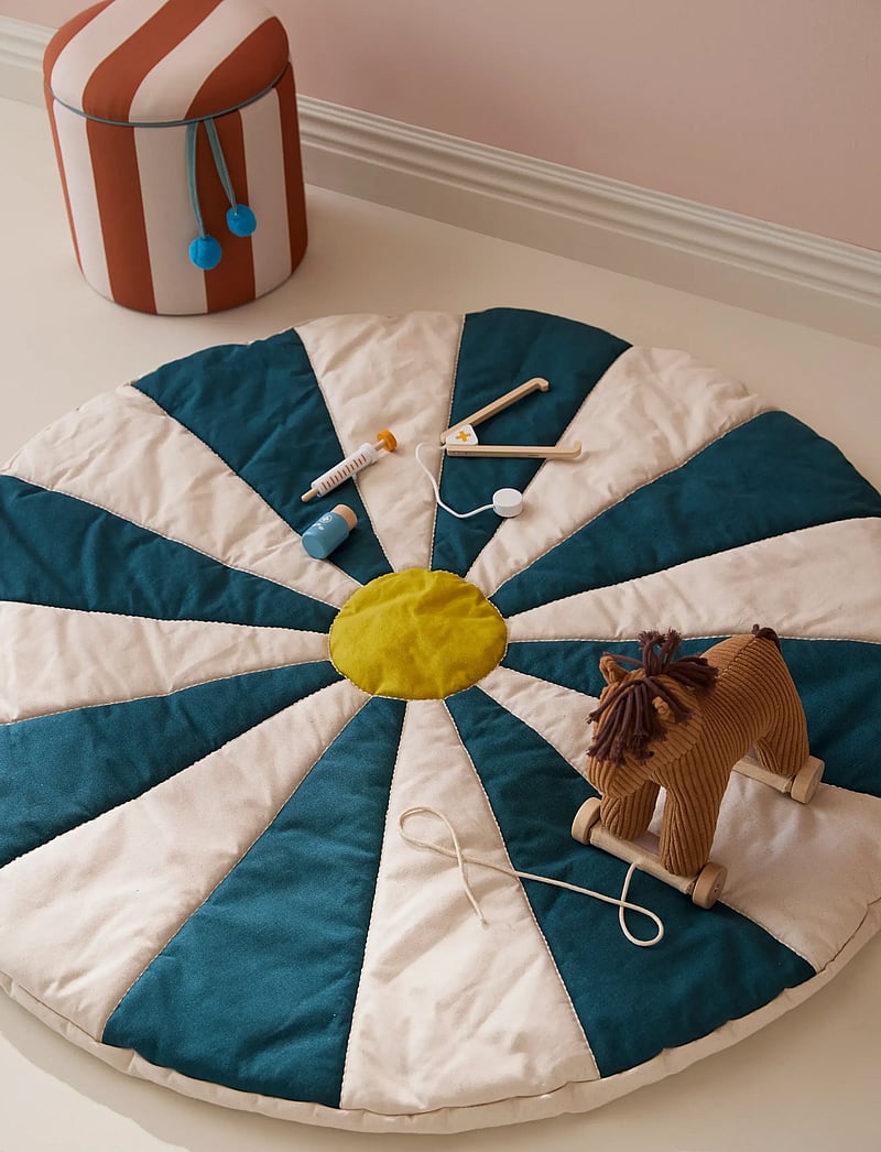 Kid's Concept - Play mat circus teal - round rugs - multi - 0
