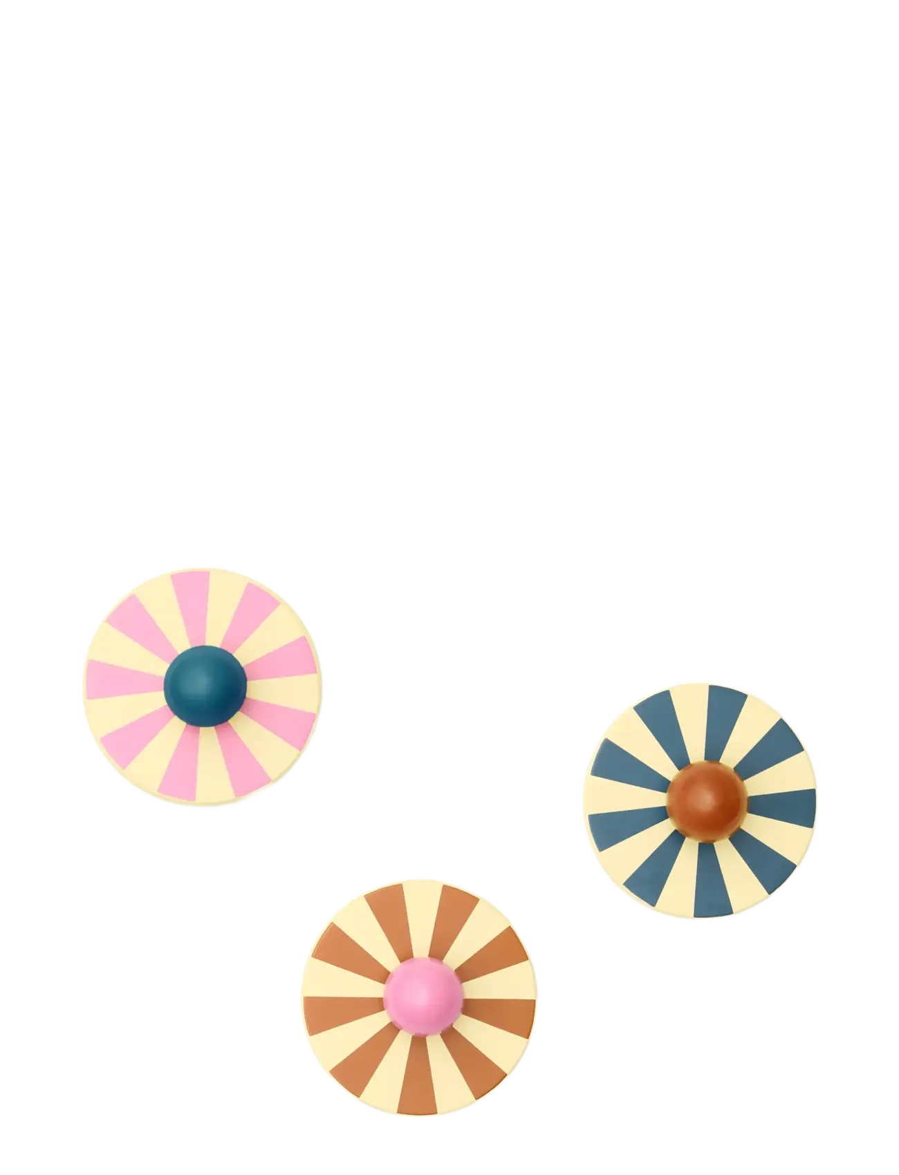 Kid's Concept Hooks Circus 3Pcs, Krog og bøjle, Multi/mønstret, Str: ONE SIZE