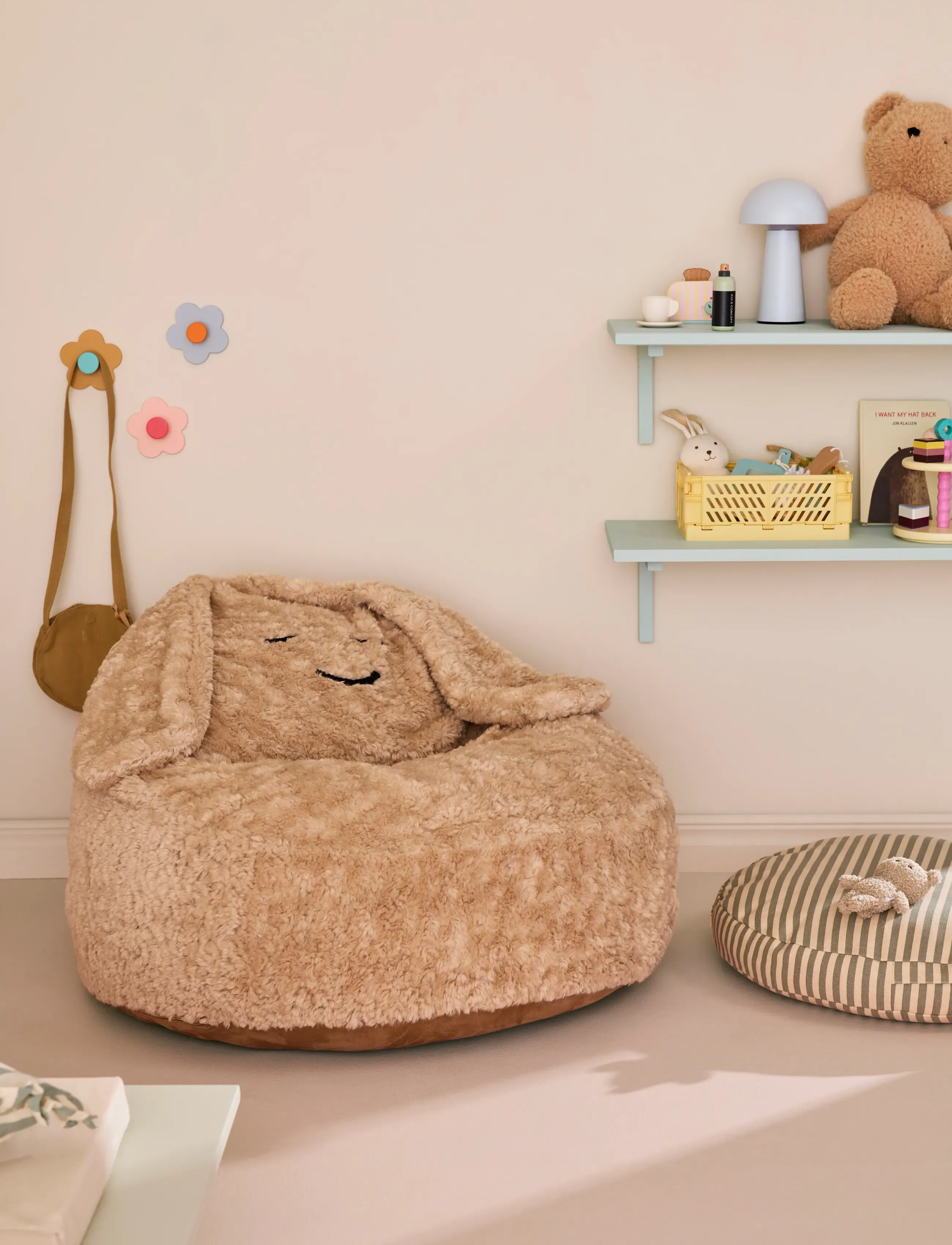 Kid's Concept Bean Bag Snuggle, One Size, Furniture, Beige - Pouffes, Kinder