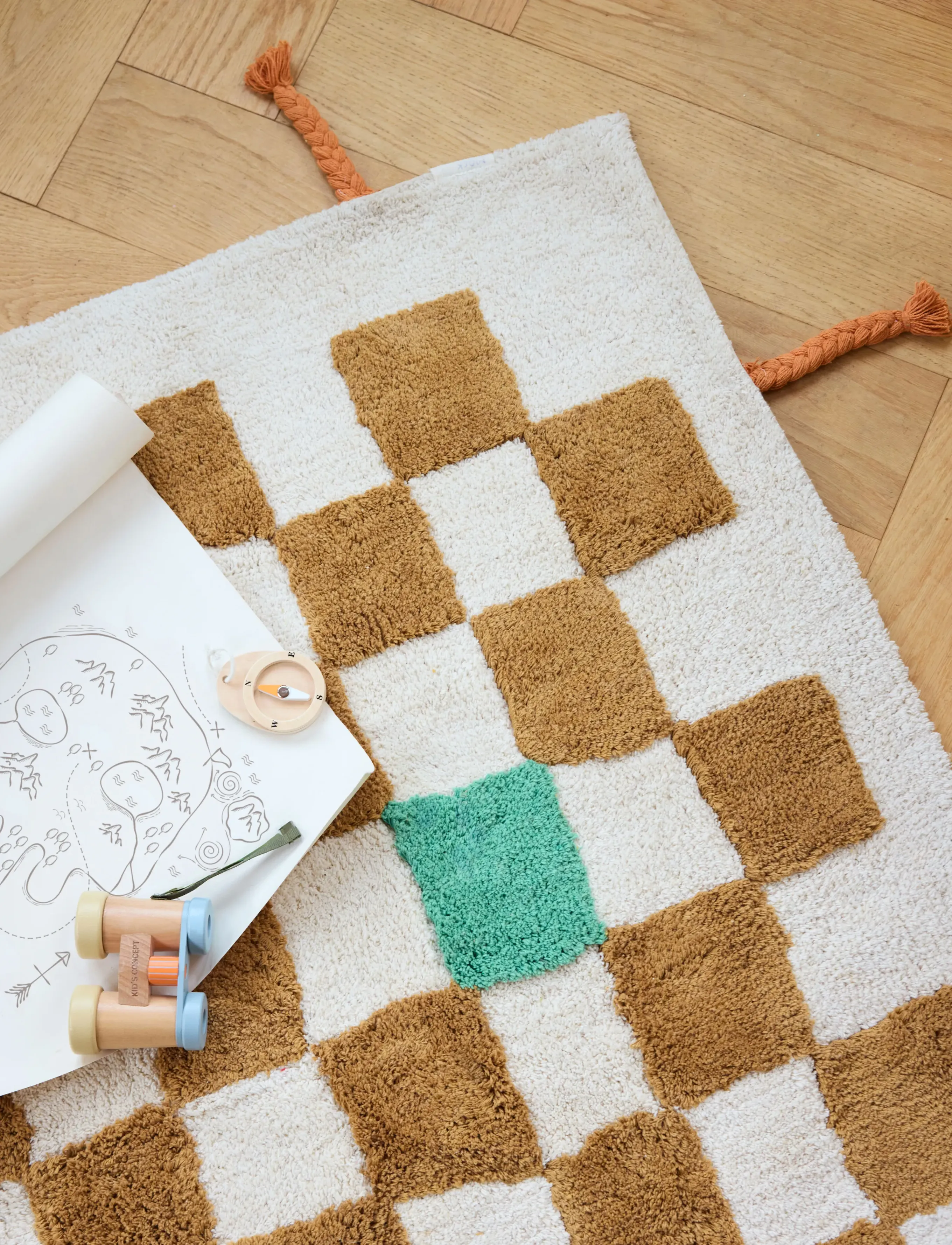 Kid's Concept - Tufted mat 120x160 PIPPI - rektangulære tepper - multi - 5