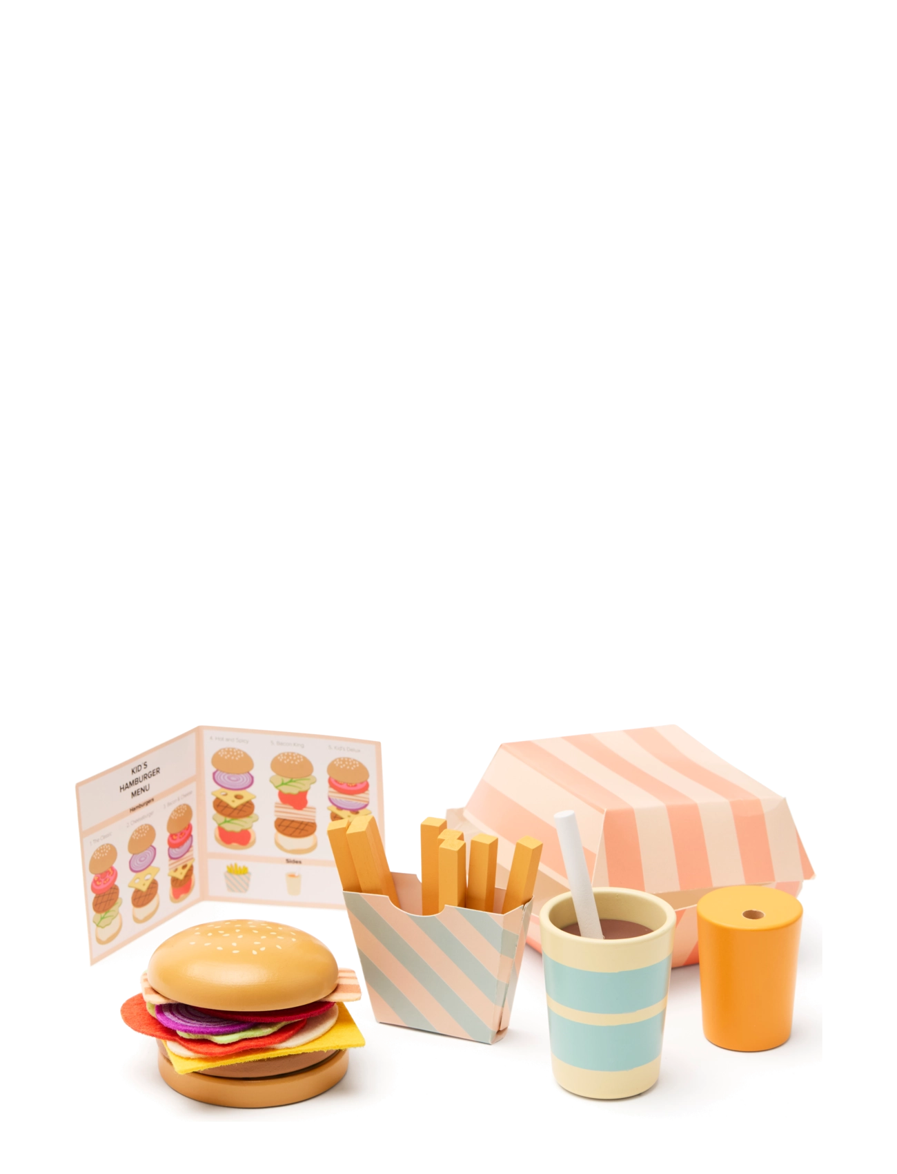 Kid's Concept Hamburger menu play set - Julegaver til børn - MULTI / multi