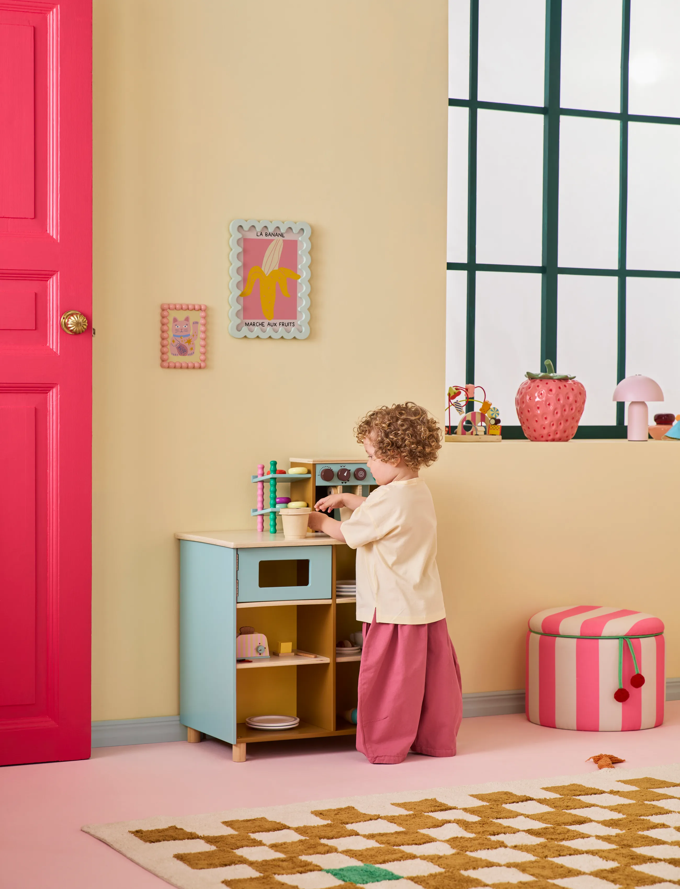 Kid's Concept Coffee Bar, One Size, Toy Kitchen & Accessories, Mehrfarbig/gemustert - Kitchens, Kinder