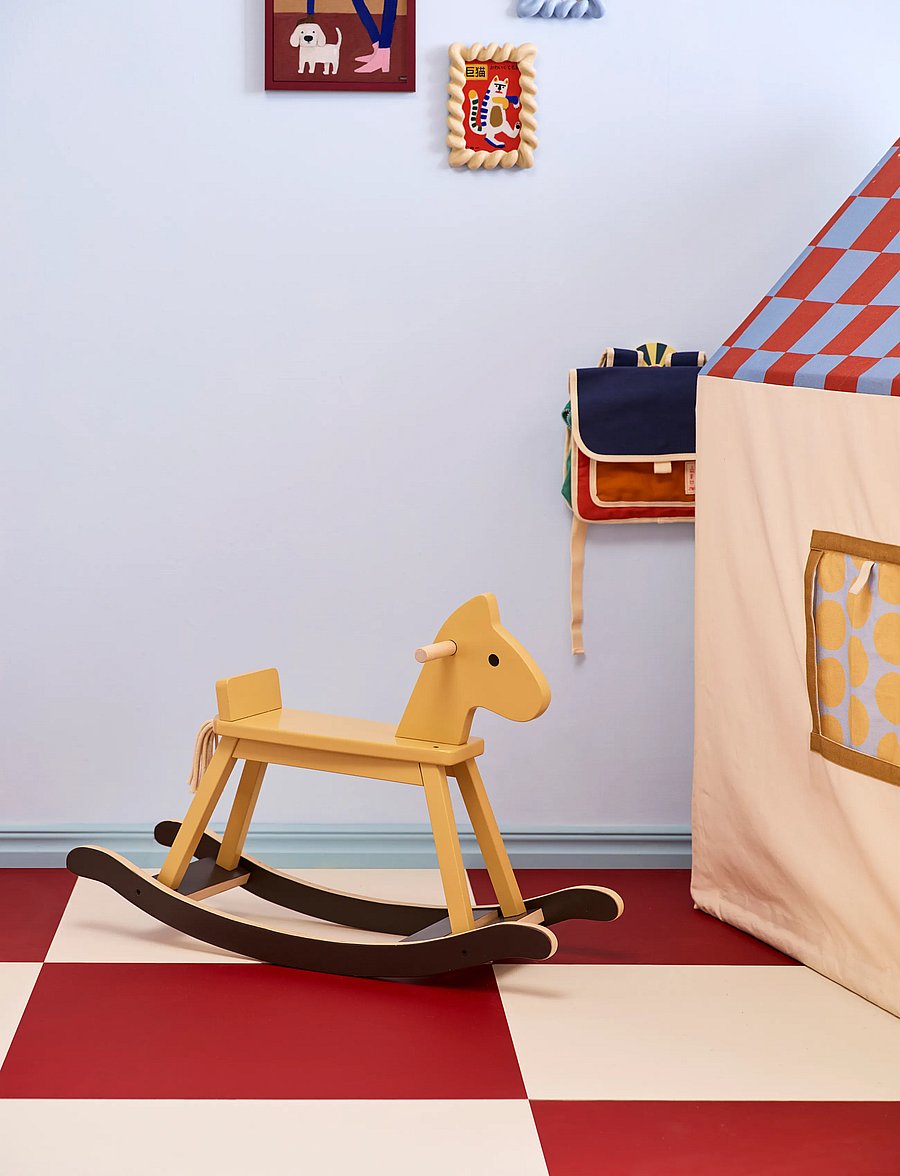Kid's Concept - Rocking horse honey yellow - mustard yellow - 3