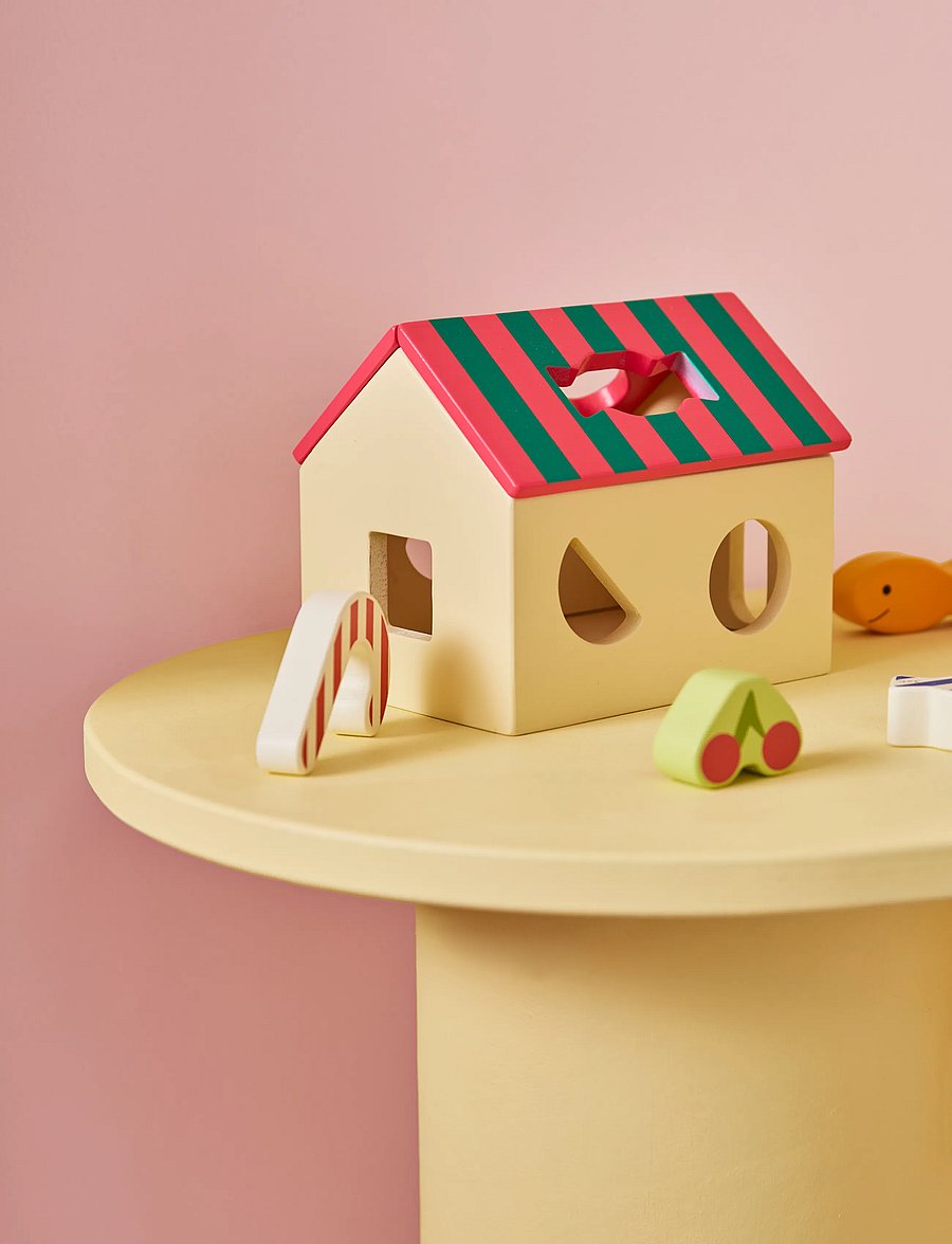 Kid's Concept - Sorter box house Swedish Candy - multi - 5