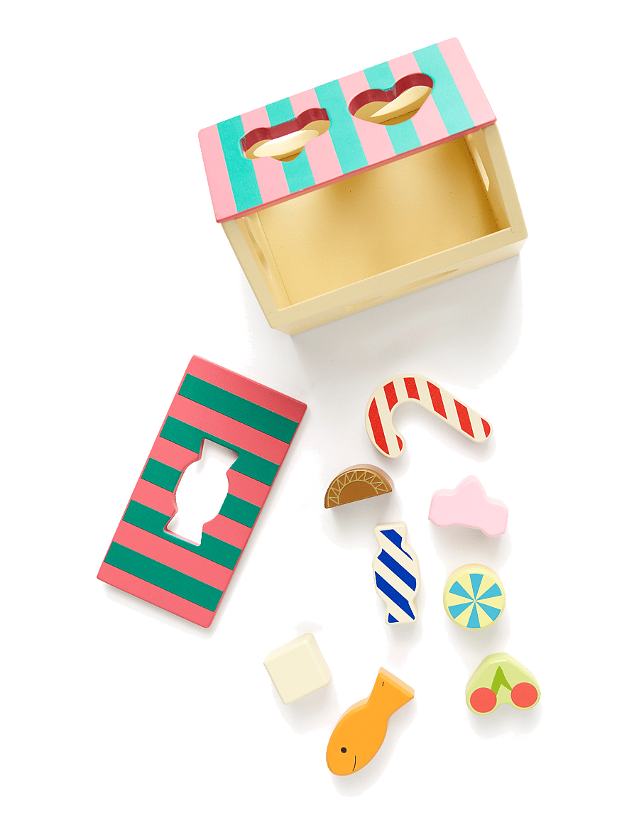 Kid's Concept - Sorter box house Swedish Candy - multi - 3