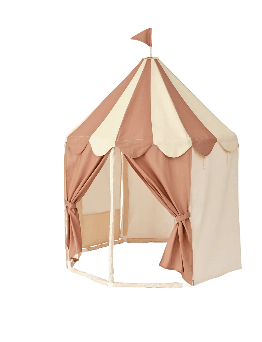Kid's Concept - Pavillion tent stripe dusty brown - beige,brown - 1