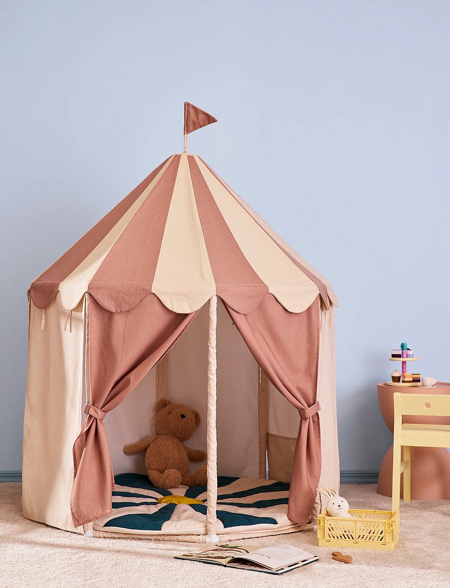Kid's Concept - Pavillion tent stripe dusty brown - beige,brown - 3