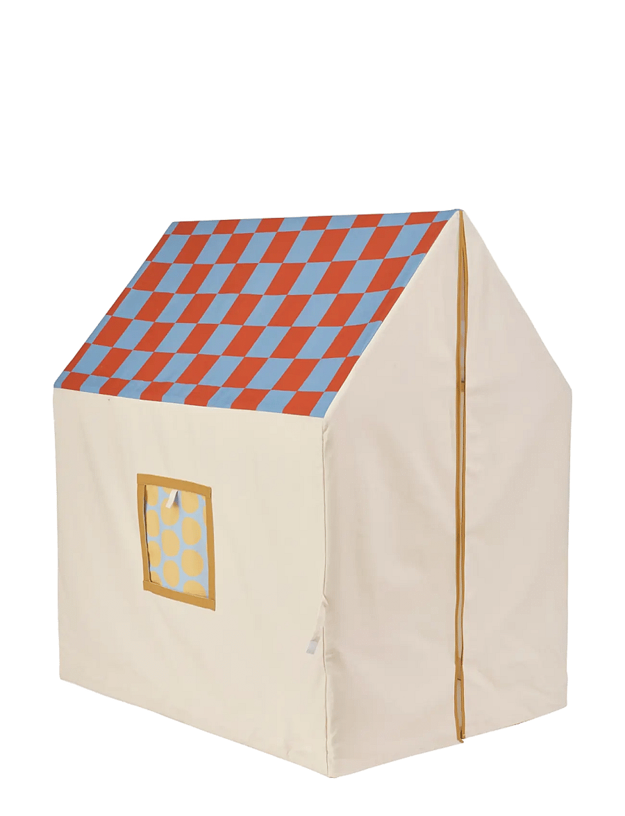 Kid's Concept - Play house tent dusty blue check - multi - 2