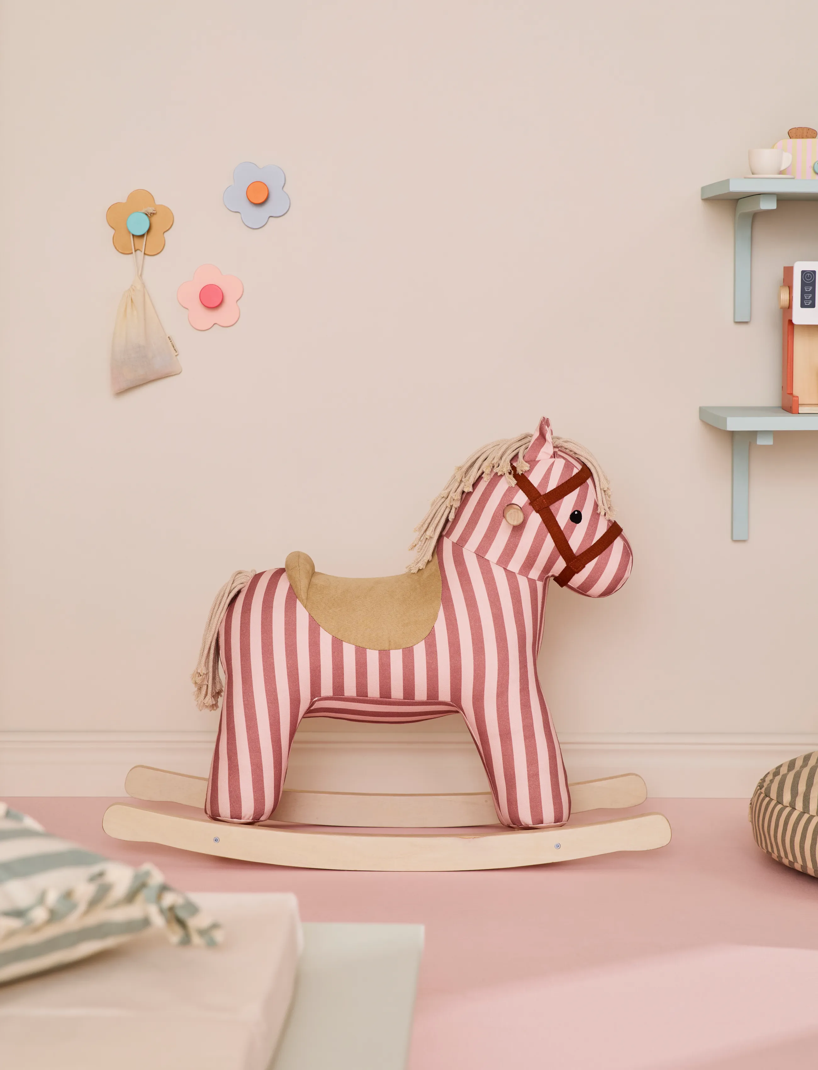 Kid's Concept Rocking Horse Mila, One Size, Spielzeug, Rosa - Kinder