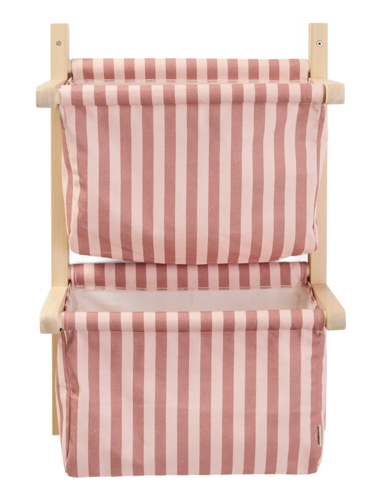Kid's Concept - Wall storage textile stripe clay pink - pink - 2