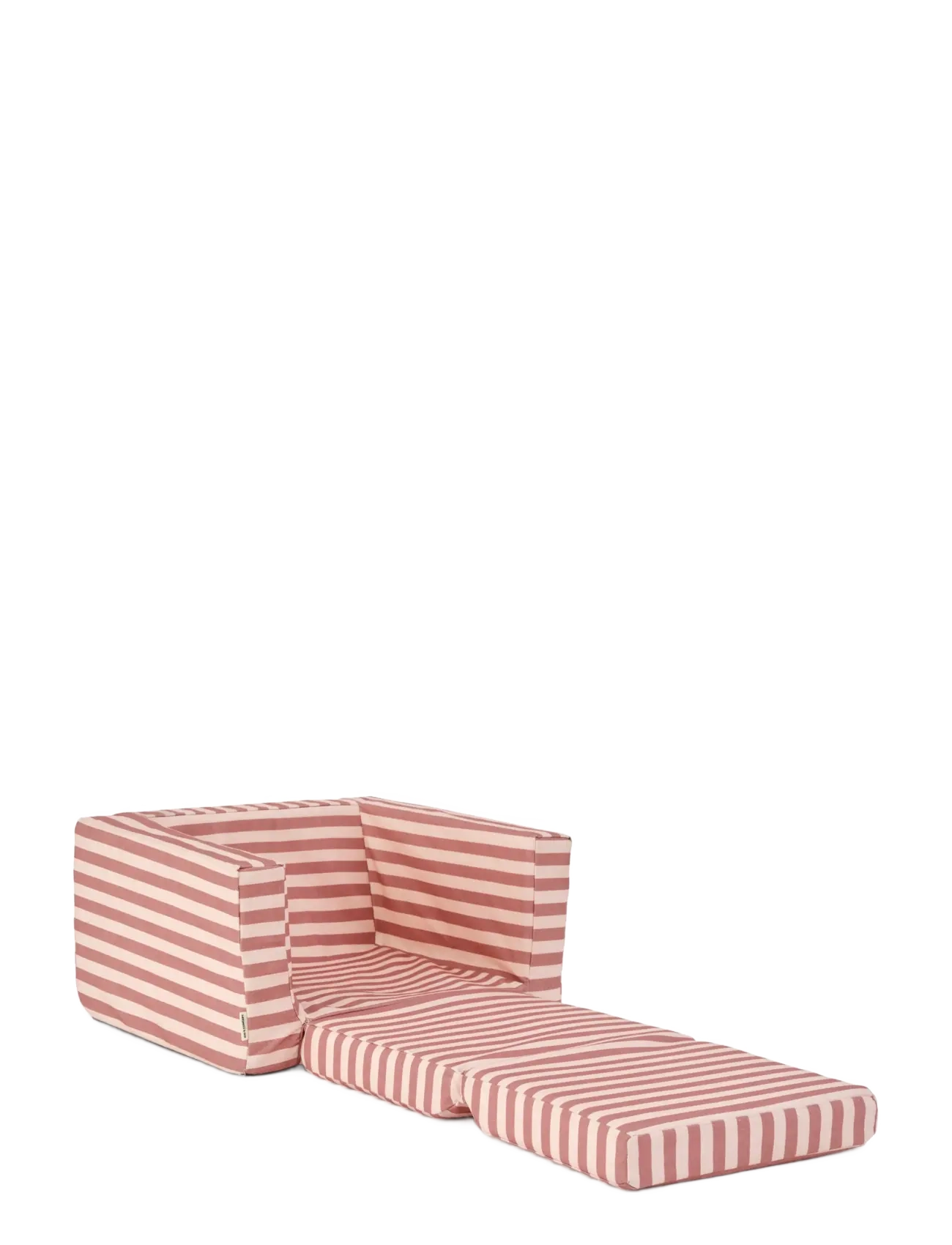 Kid's Concept - Armchair foldable stripe clay pink - stole & skamler - pink - 2