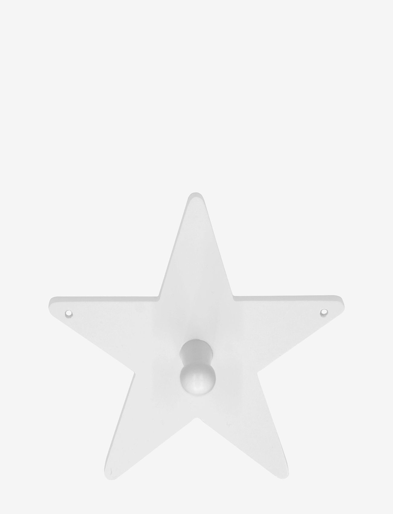 Kid's Concept - Single hook white STAR - laveste priser - white - 0