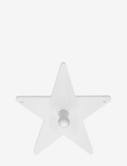 Single hook white STAR - WHITE