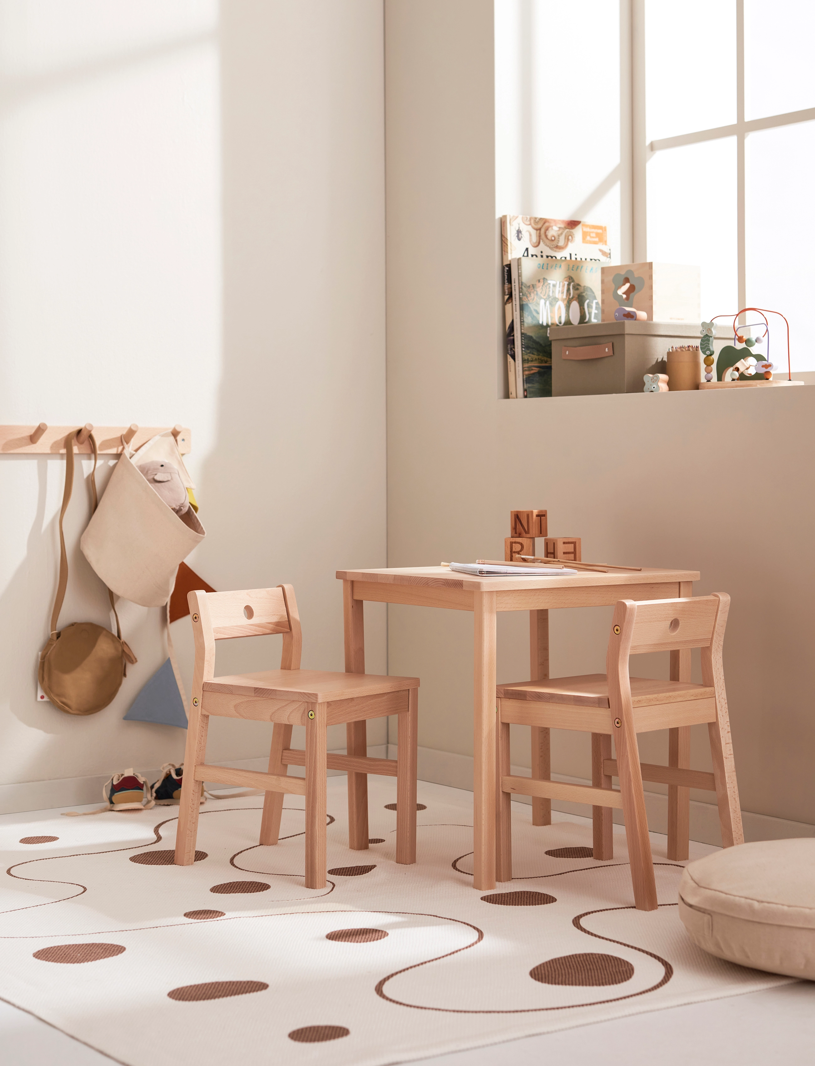 Kid's Concept - Table & Chair Saga - kids bedroom sets - nature - 3