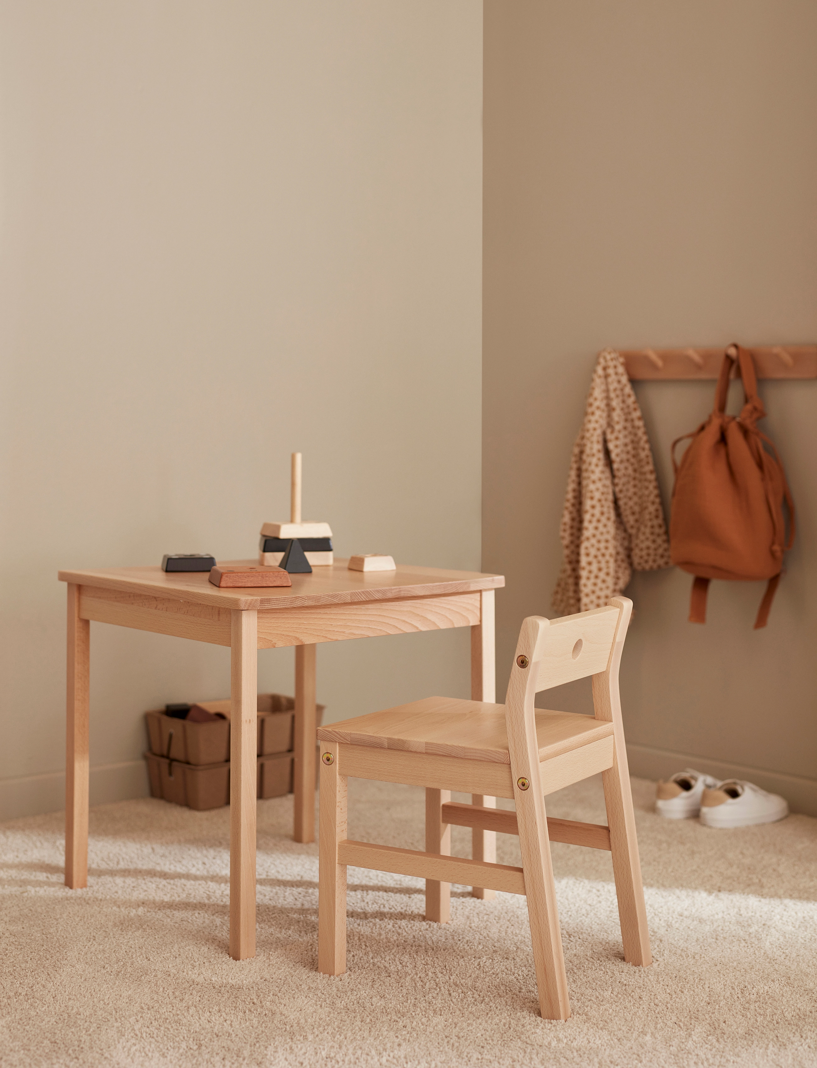 Kid's Concept - Table & Chair Saga - kids bedroom sets - nature - 4