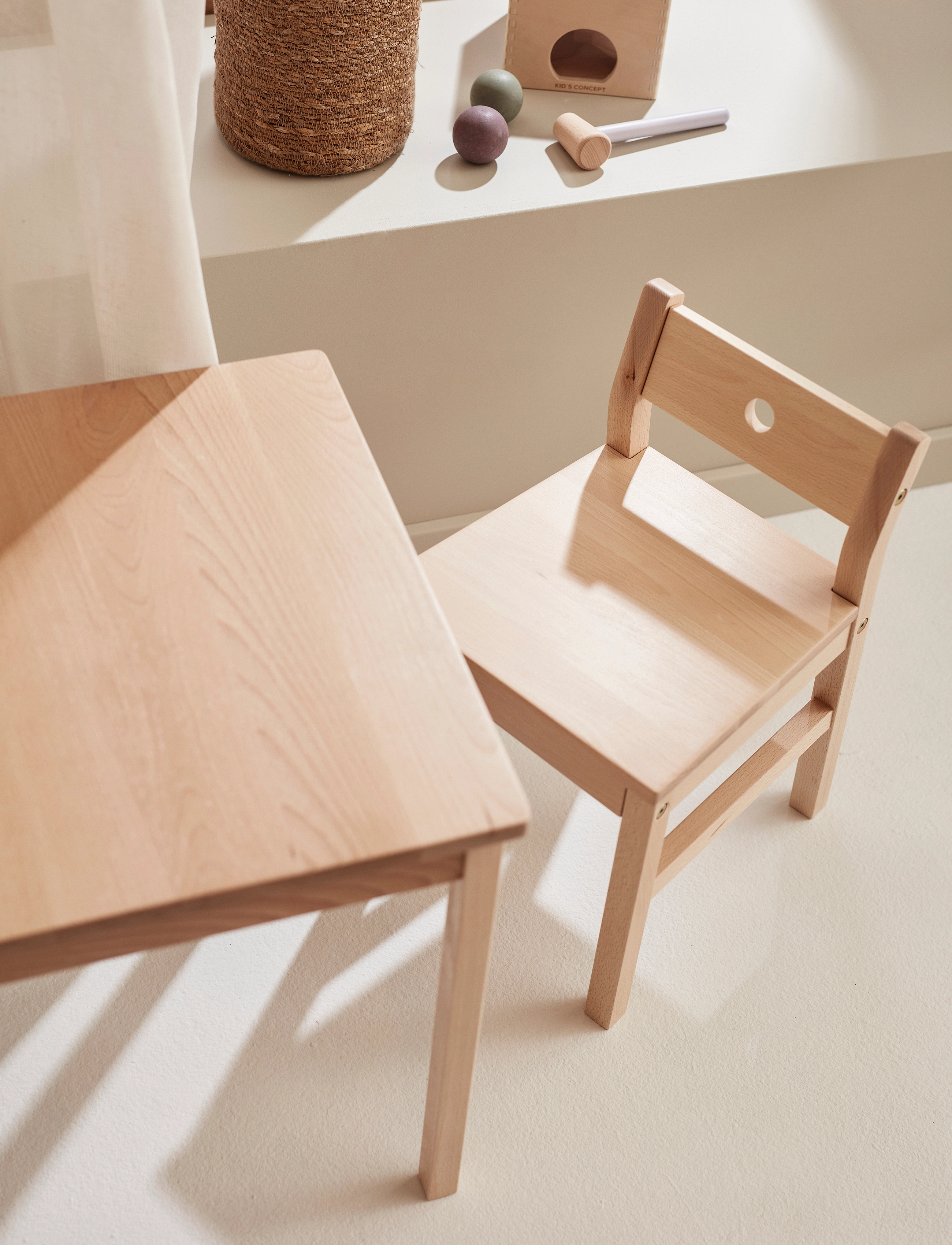 Kid's Concept - Table & Chair Saga - kids bedroom sets - nature - 5