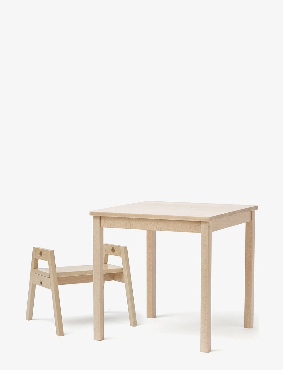 Kid's Concept - Table & Adjustable stool - mööbel - nature - 1