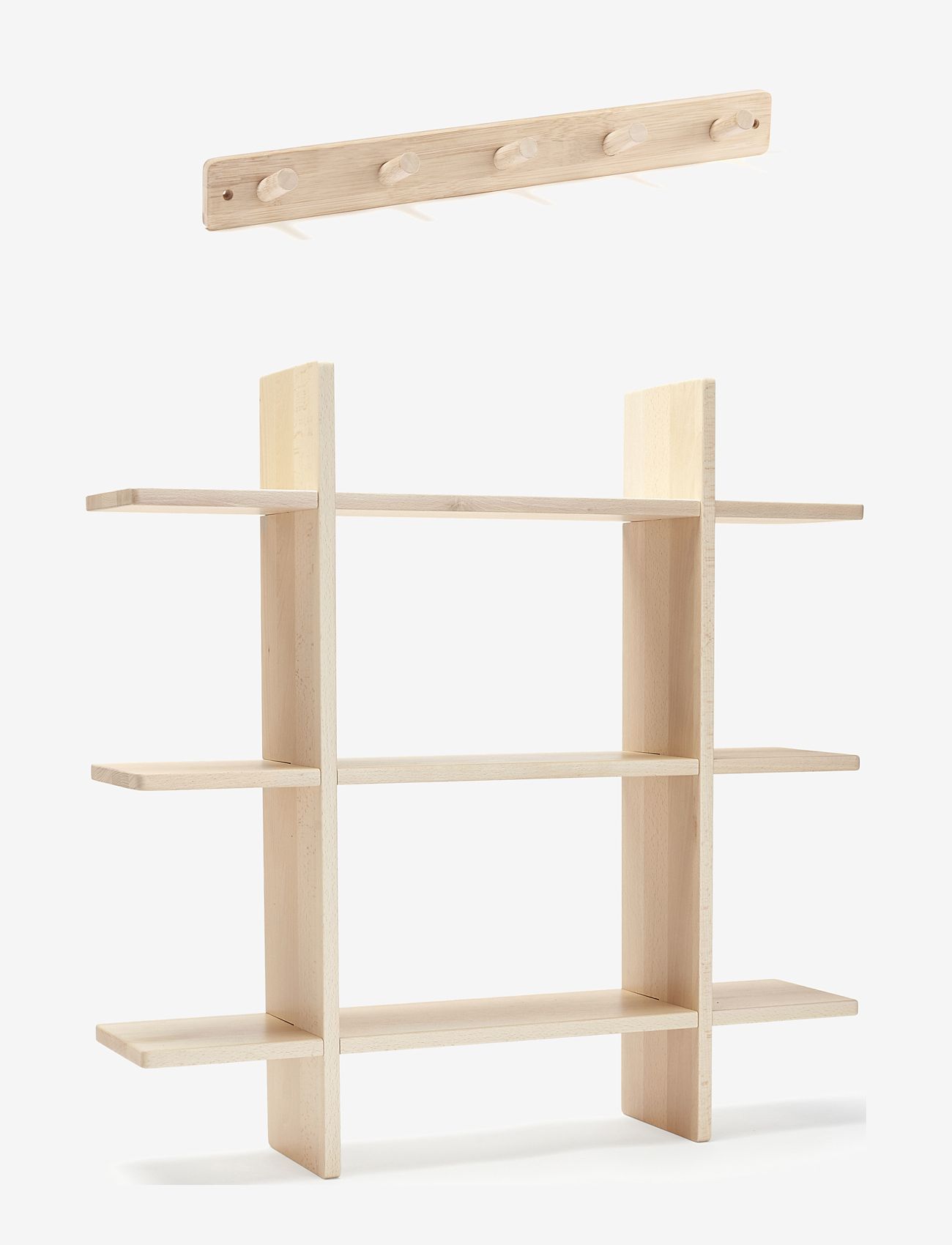 Kid's Concept - Wallshelf & Hookboard Saga - meble - nature - 0