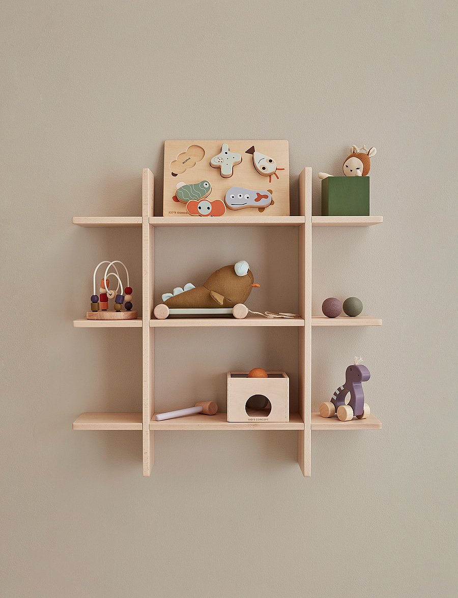 Kid's Concept - Wallshelf & Hookboard Saga - kinderzimmerpakete - nature - 0
