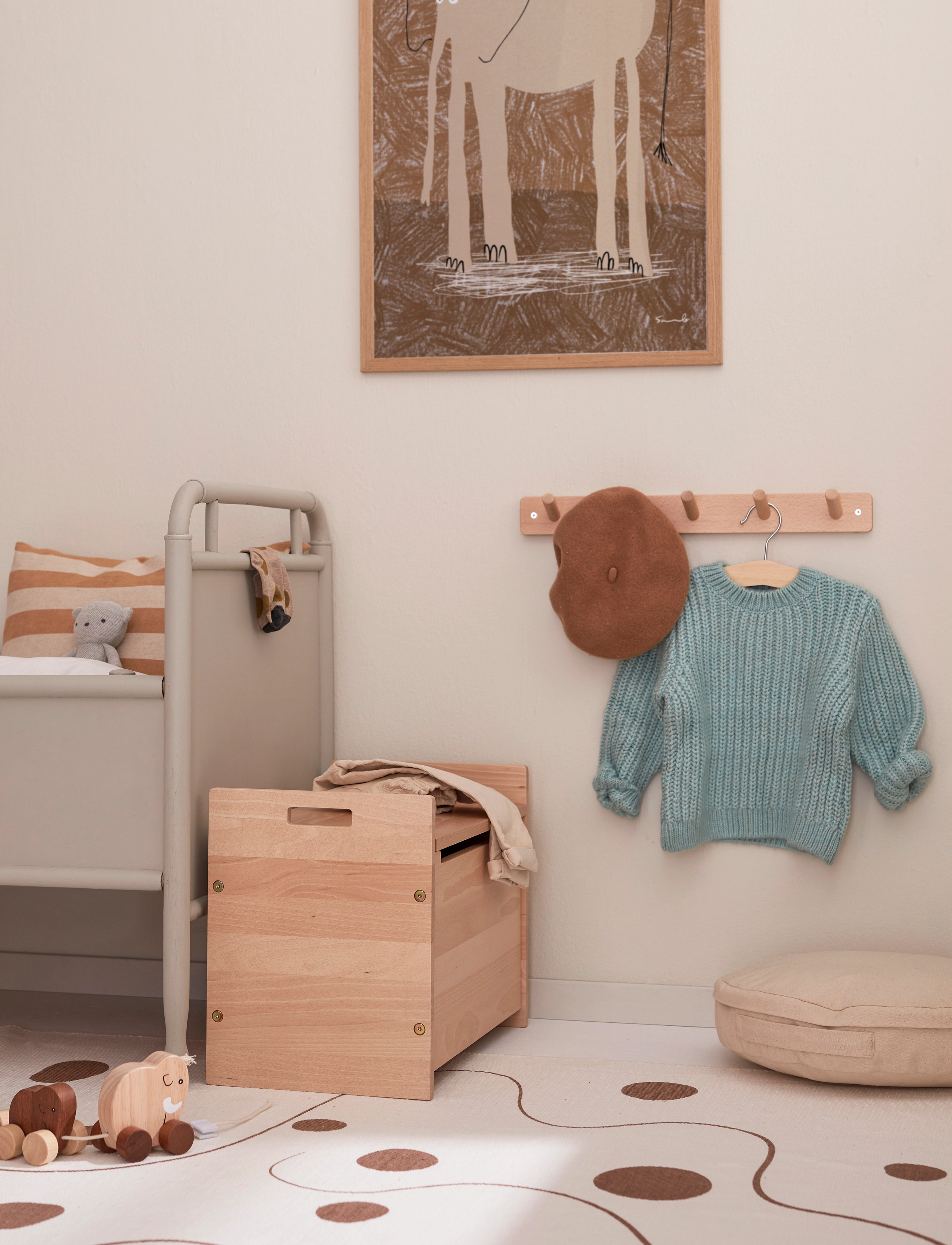 Kid's Concept - Chest & Hookboard Saga - möbel - nature - 2