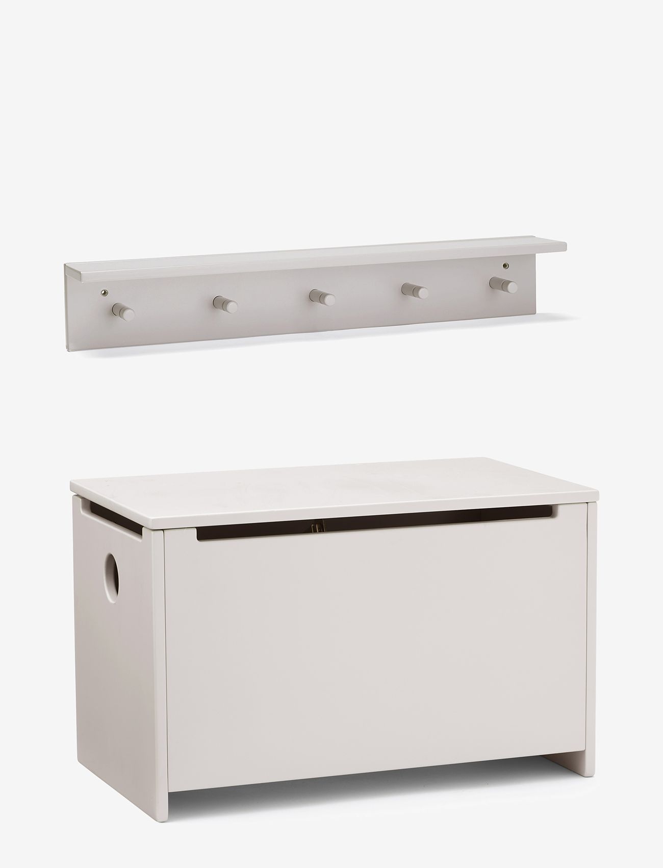 Kid's Concept - Chest grey & Hookboard grey - pakkeløsninger - grey - 1