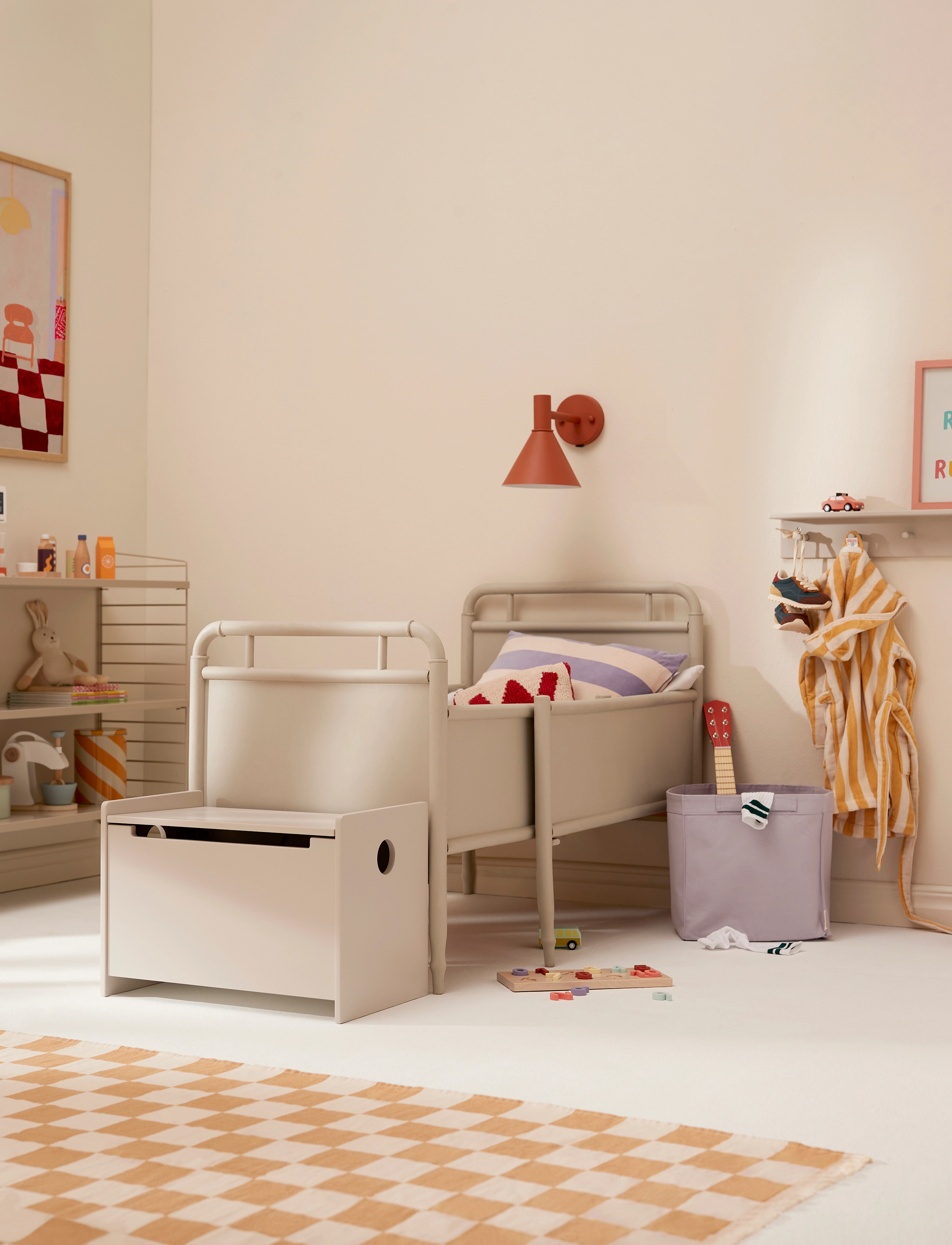 Kid's Concept - Chest grey & Hookboard grey - kinderzimmerpakete - grey - 2