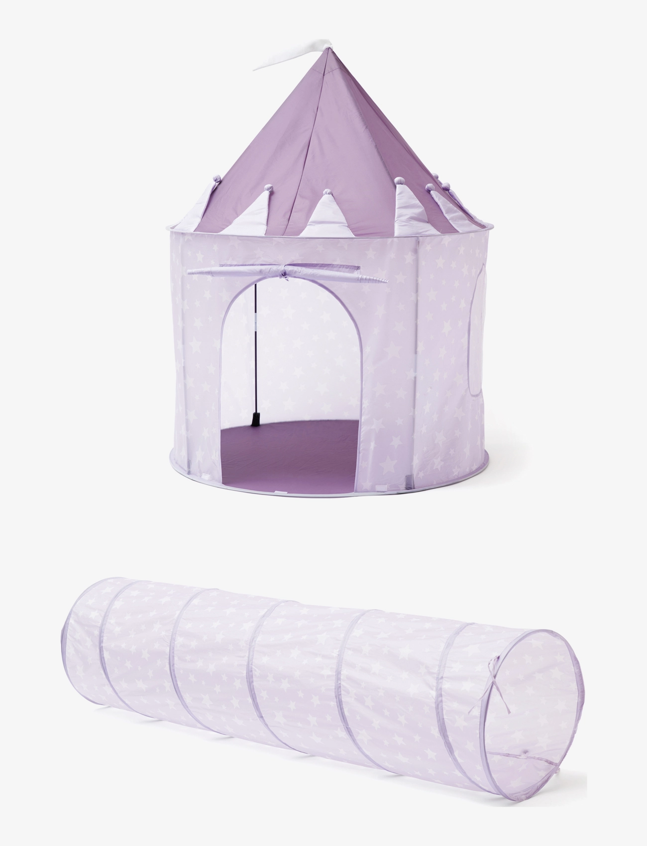 Kid's Concept Tent Lilac & Tunnel Lilac, Kids Bedroom Sæt, Lila, Str: ONE SIZE