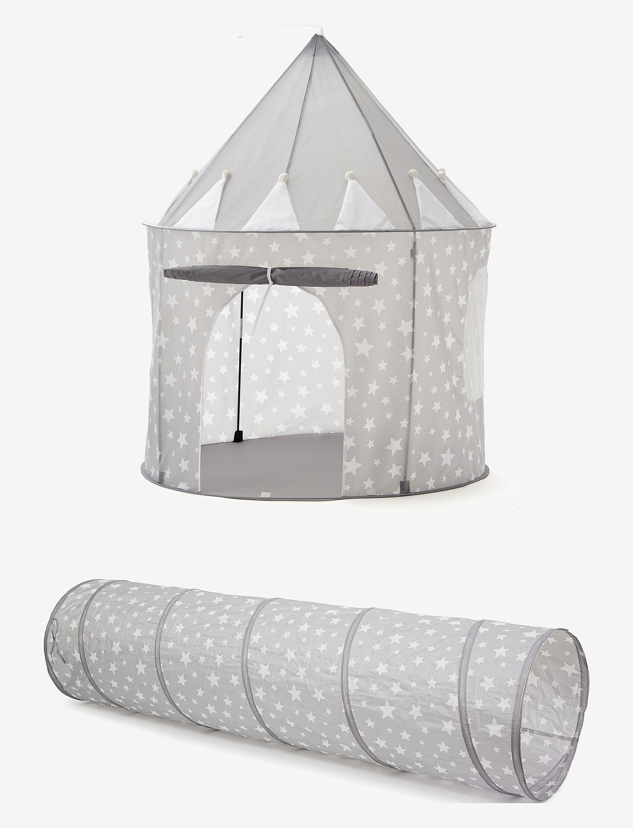 Kid's Concept - Tent grey & Tunnel grey - lektunnlar - grey - 0