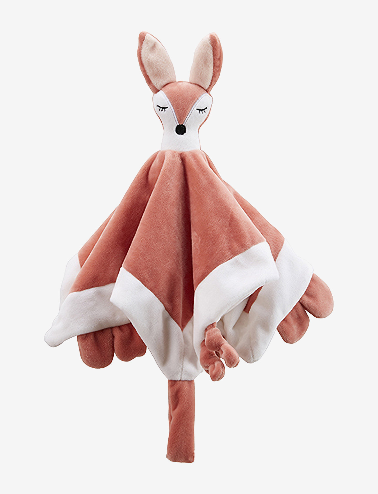 Kid's Concept Baby Blanket Fox Edvin, 35X35X5 cm, Brown, Babysøvn > Nusseklude, Børn
