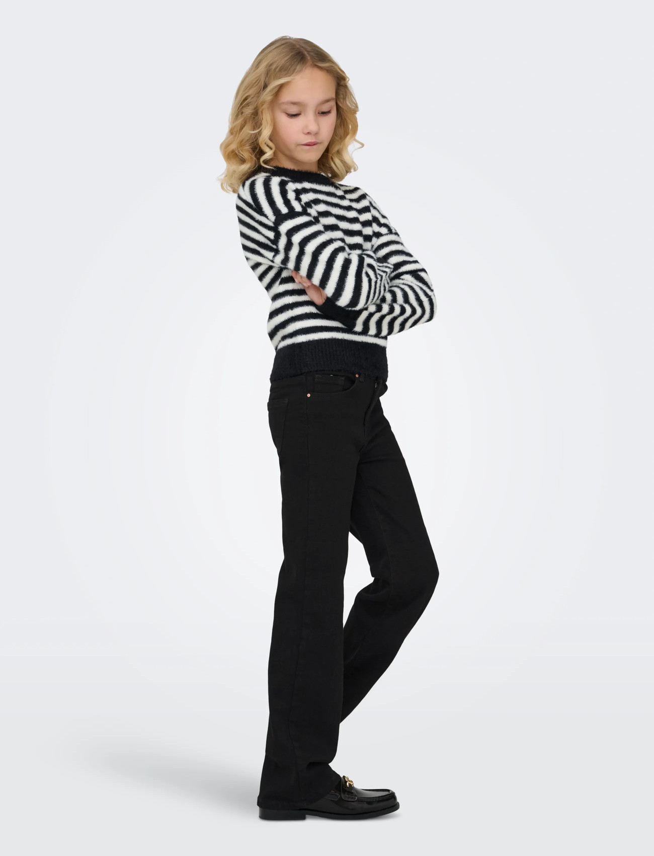 Black Denim Juicy Wide Leg Denim Jeans Noos str. 146