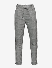 Kids Only - KOGPOPTRASH SOFT CHECK PANT NOOS - trousers - medium grey melange - 0