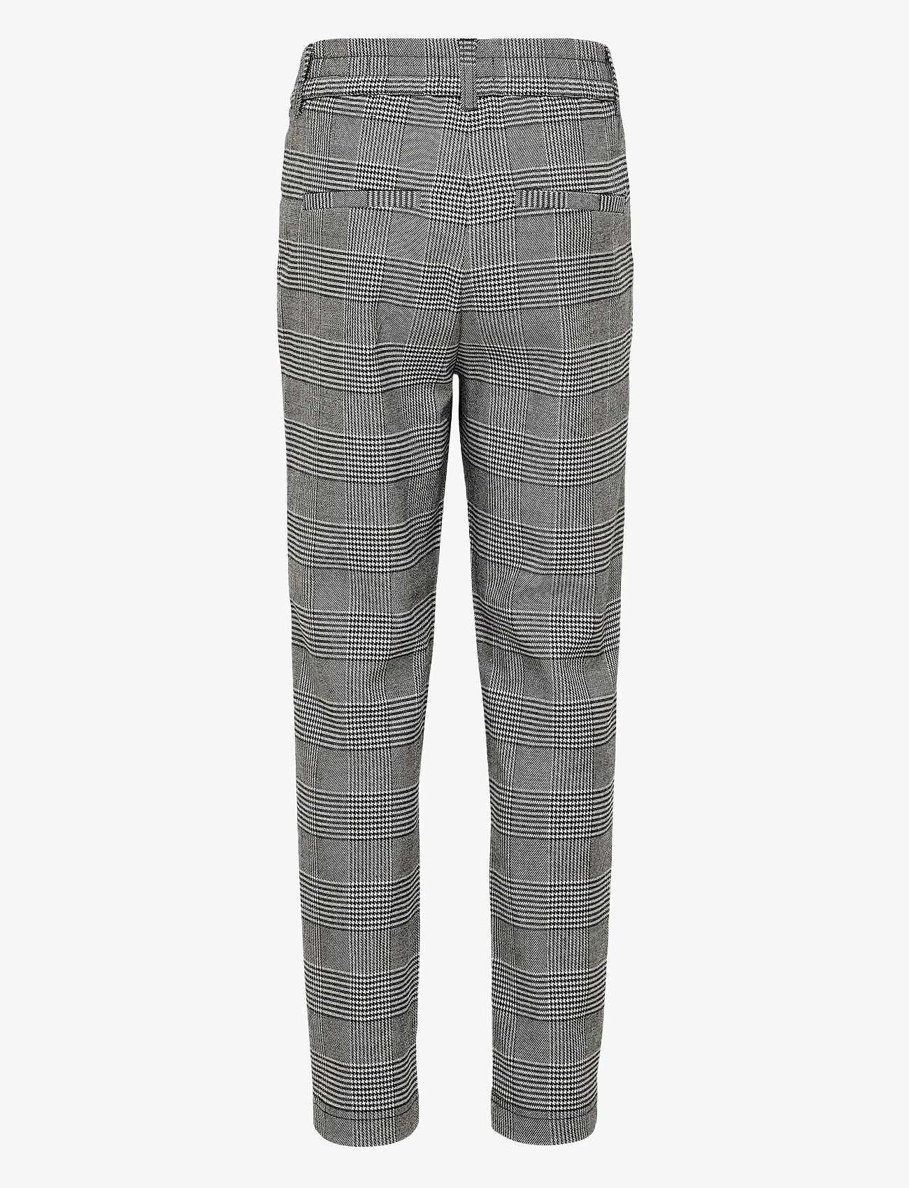 Kids Only - KONPOPTRASH SOFT CHECK PANT - byxor - medium grey melange - 1