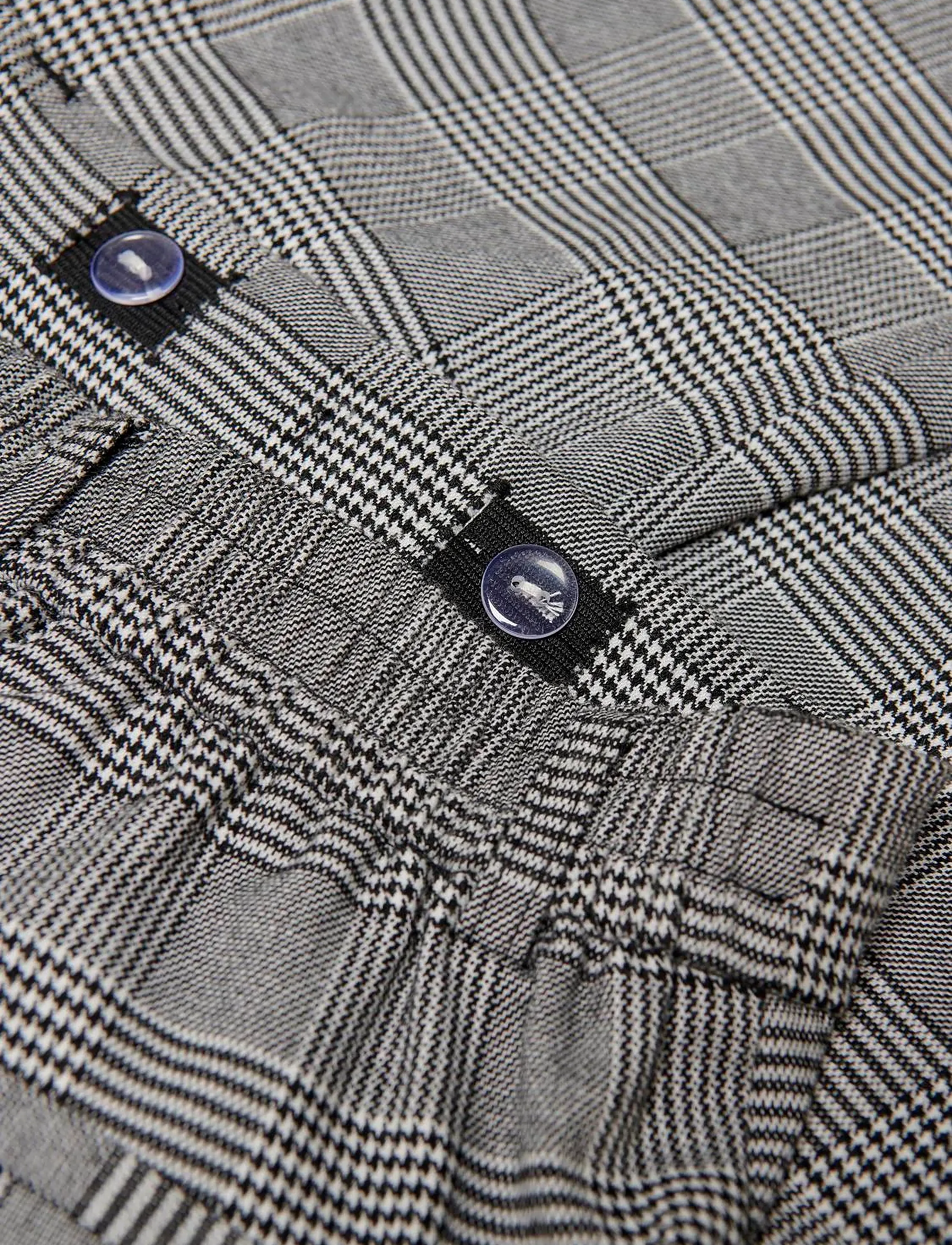Kids Only - KOGPOPTRASH SOFT CHECK PANT NOOS - medium grey melange - 3
