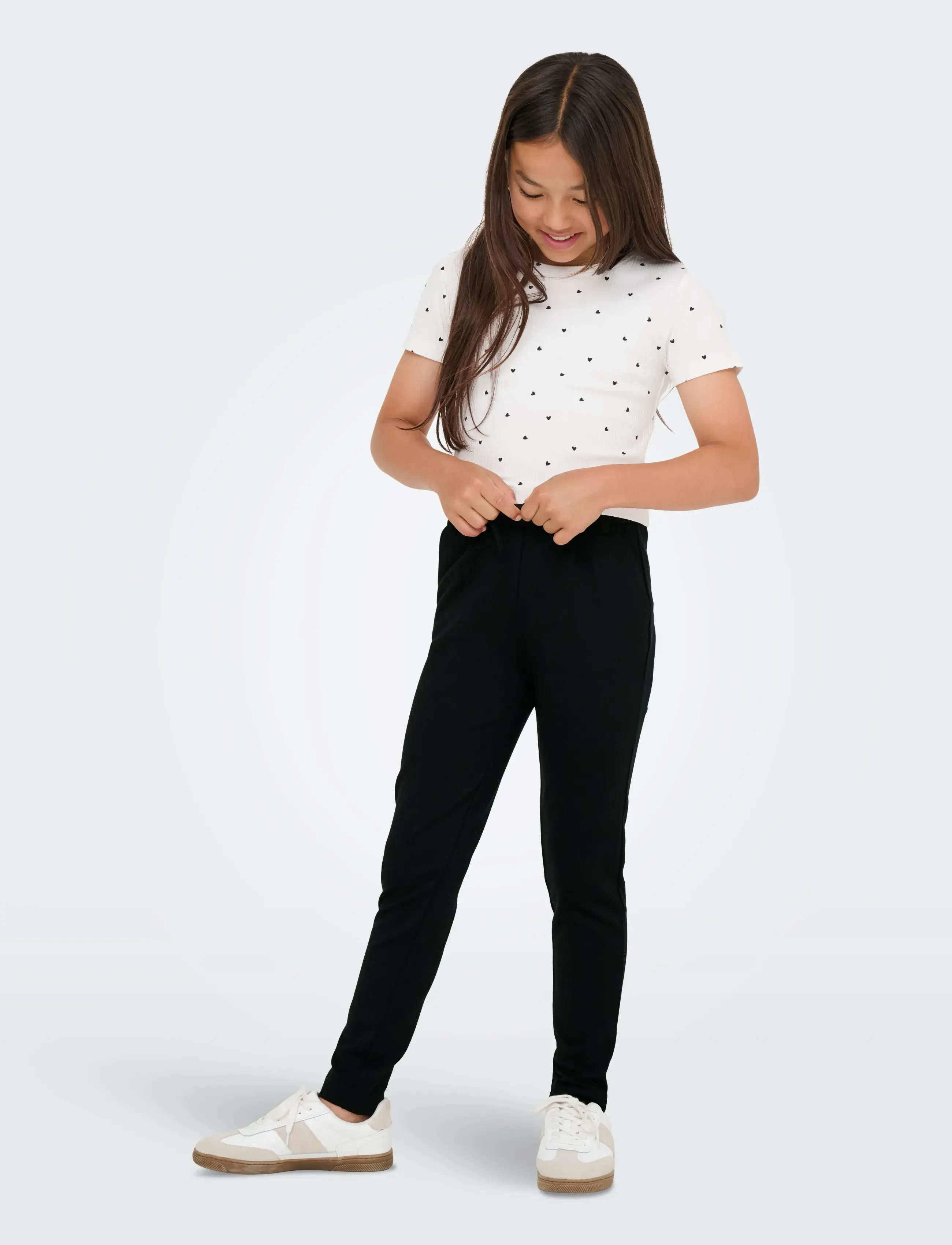 Kids Only Kogpoptrash Easy Pant Pnt Noos, 128, Black, Underdele > Bukser, Børn