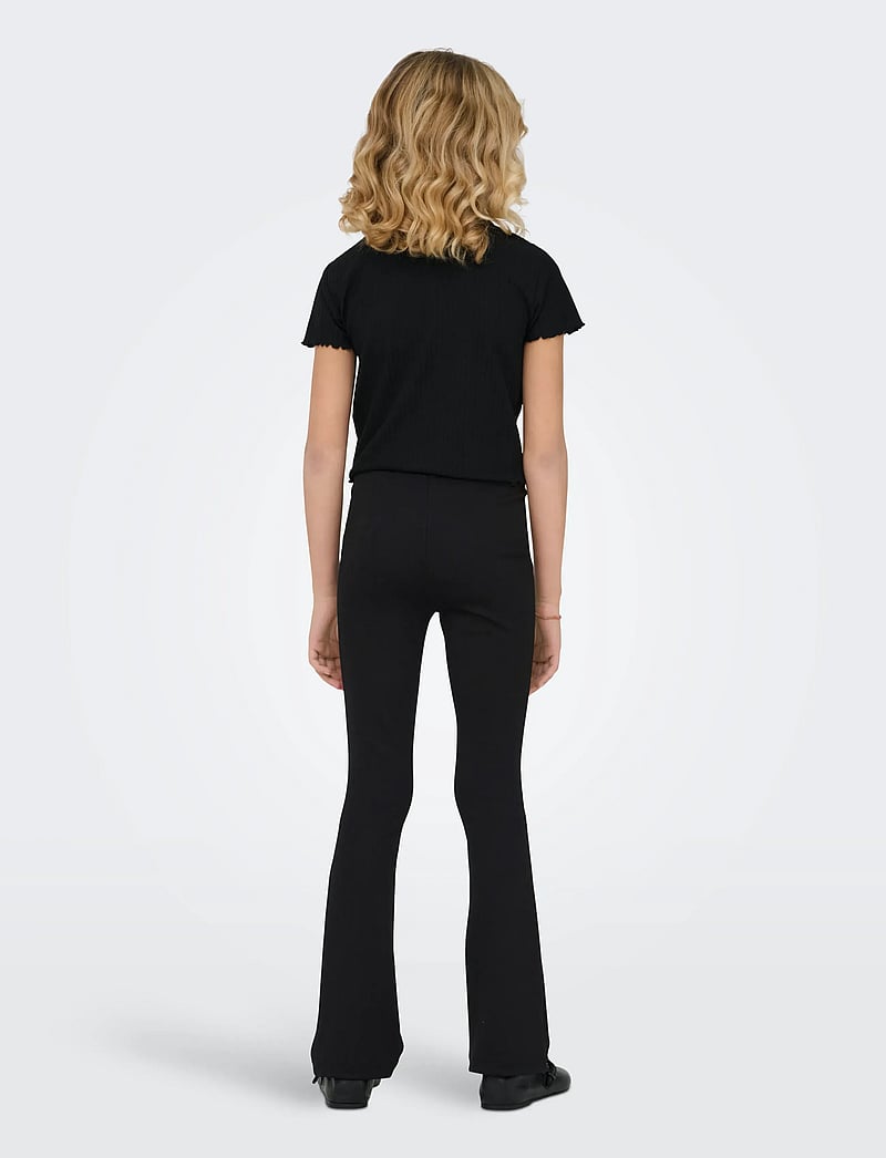 Kids Only - KOGPAIGE FLARED PANT PNT NOOS - byxor - black - 3