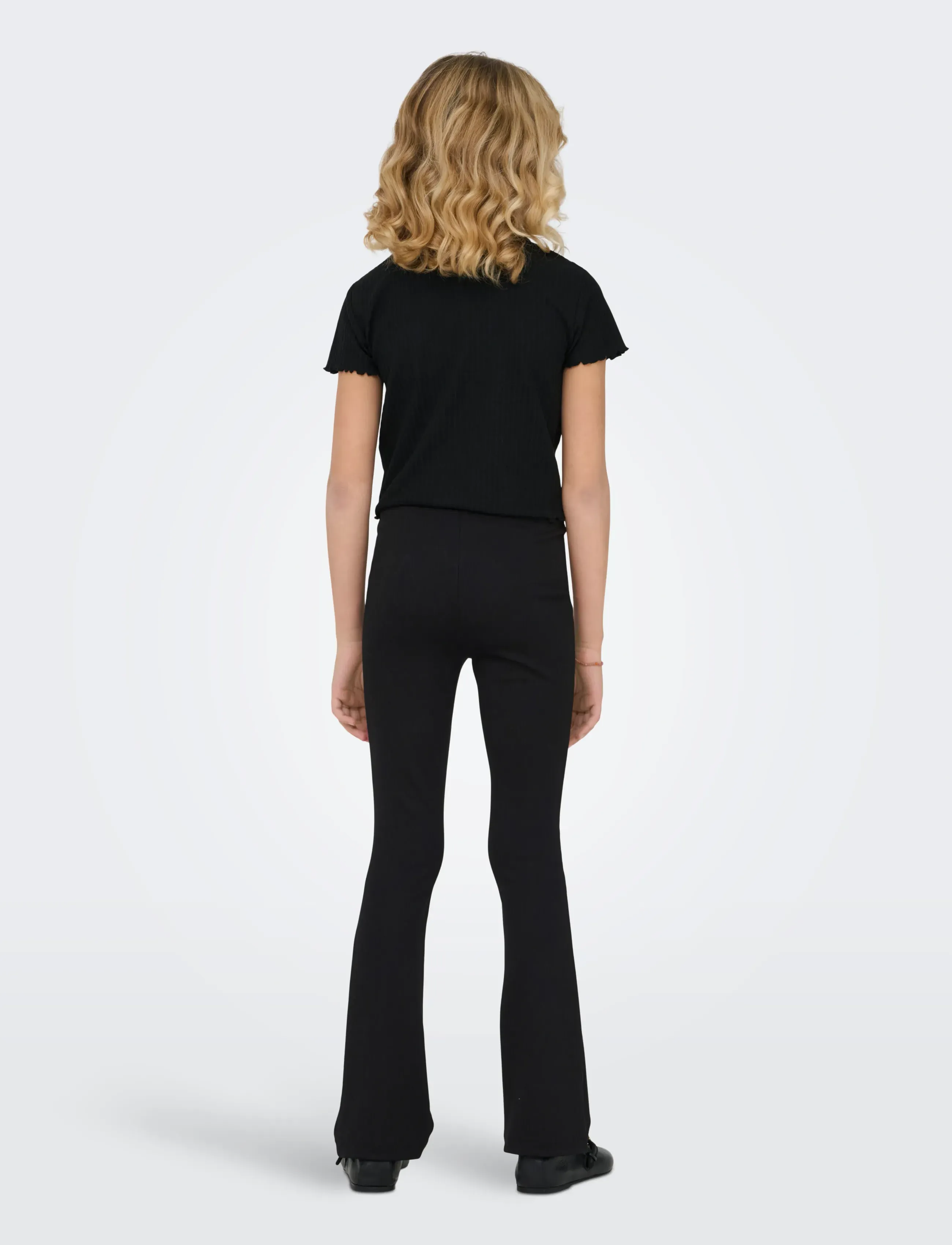 Kids Only - KOGPAIGE FLARED PANT PNT NOOS - bukser - black - 3