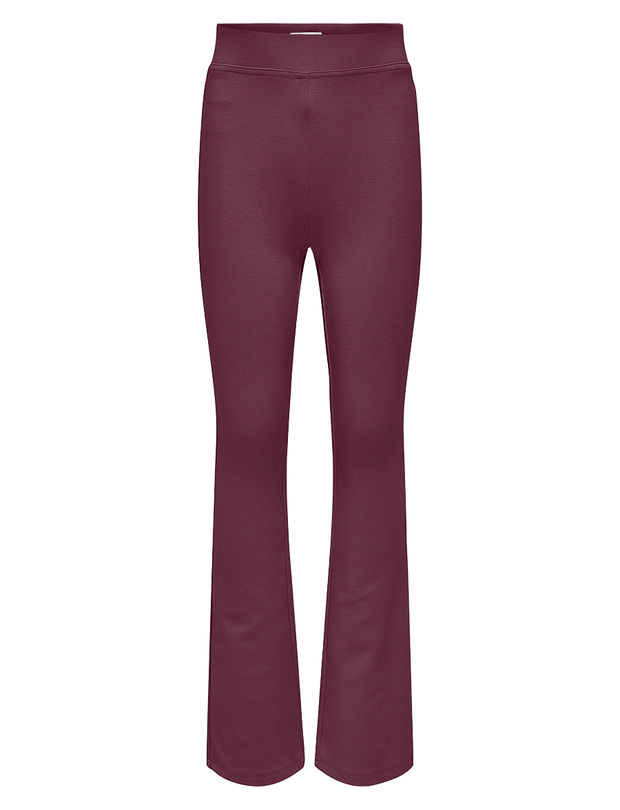 Kids Only - KOGPAIGE FLARED PANT PNT NOOS - bukser - mauve wine - 0