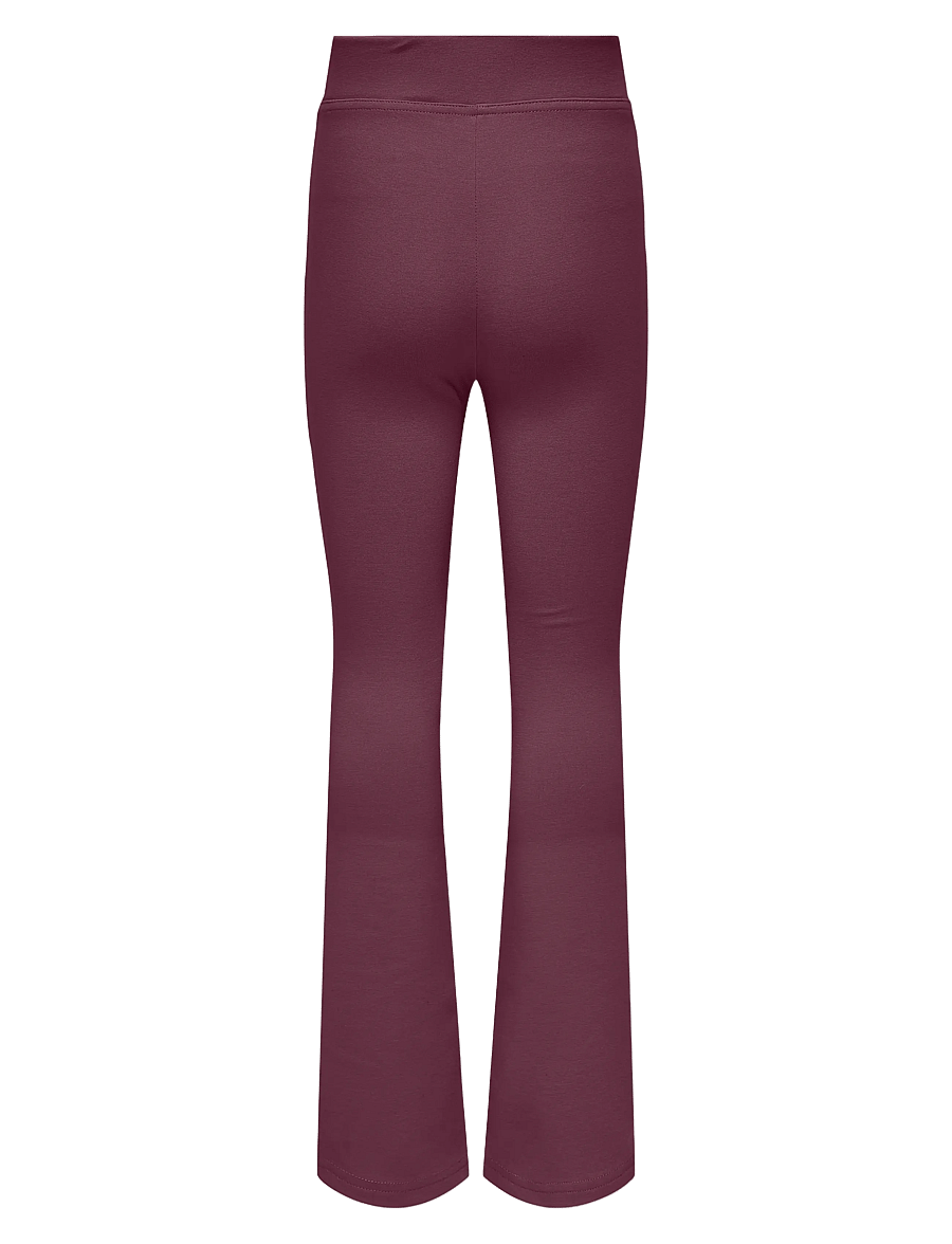 Kids Only - KOGPAIGE FLARED PANT PNT NOOS - bukser - mauve wine - 1