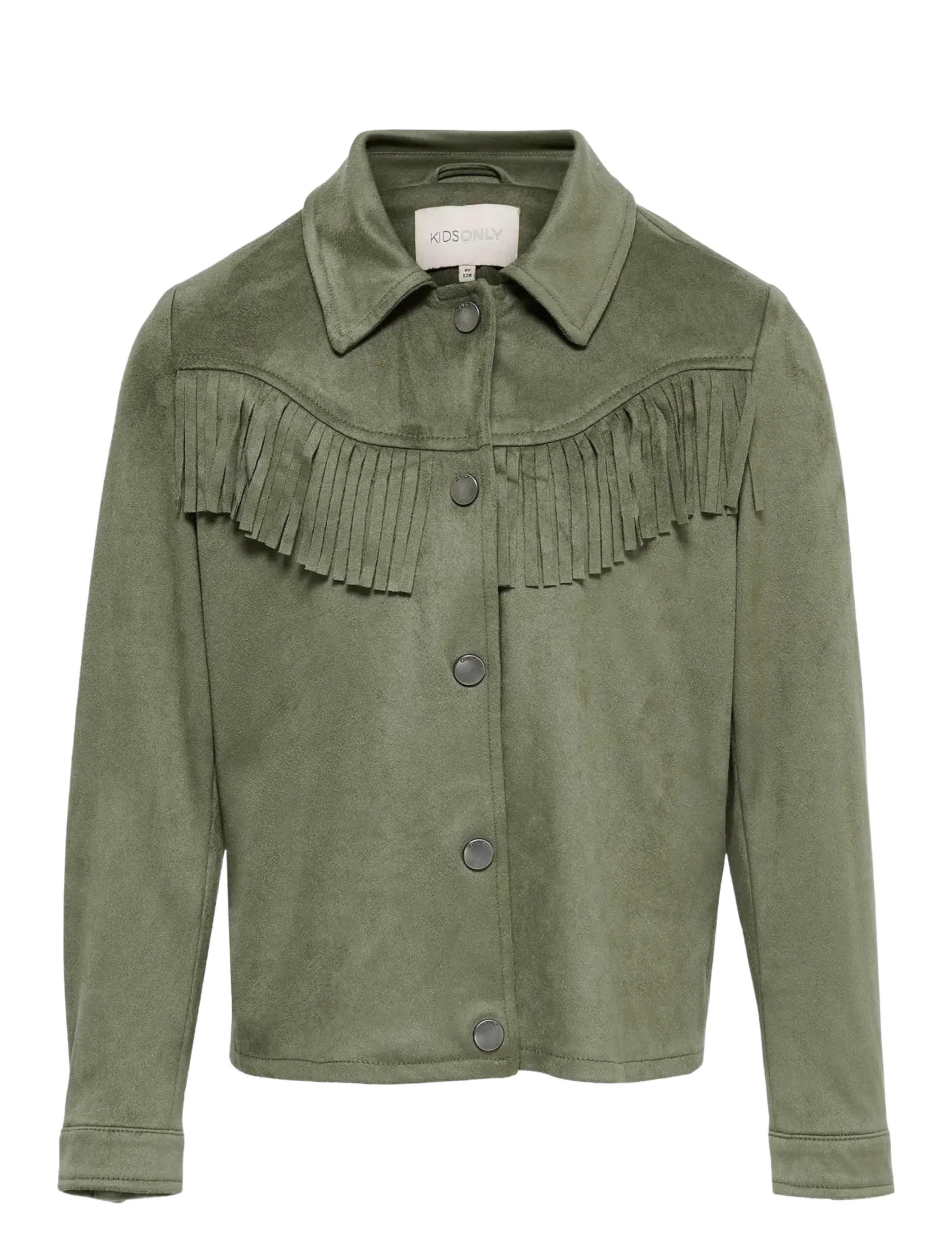Kids Only KONKIRIS FAUX SUEDE SHIRT CS OTW - Halloween - KALAMATA / green
