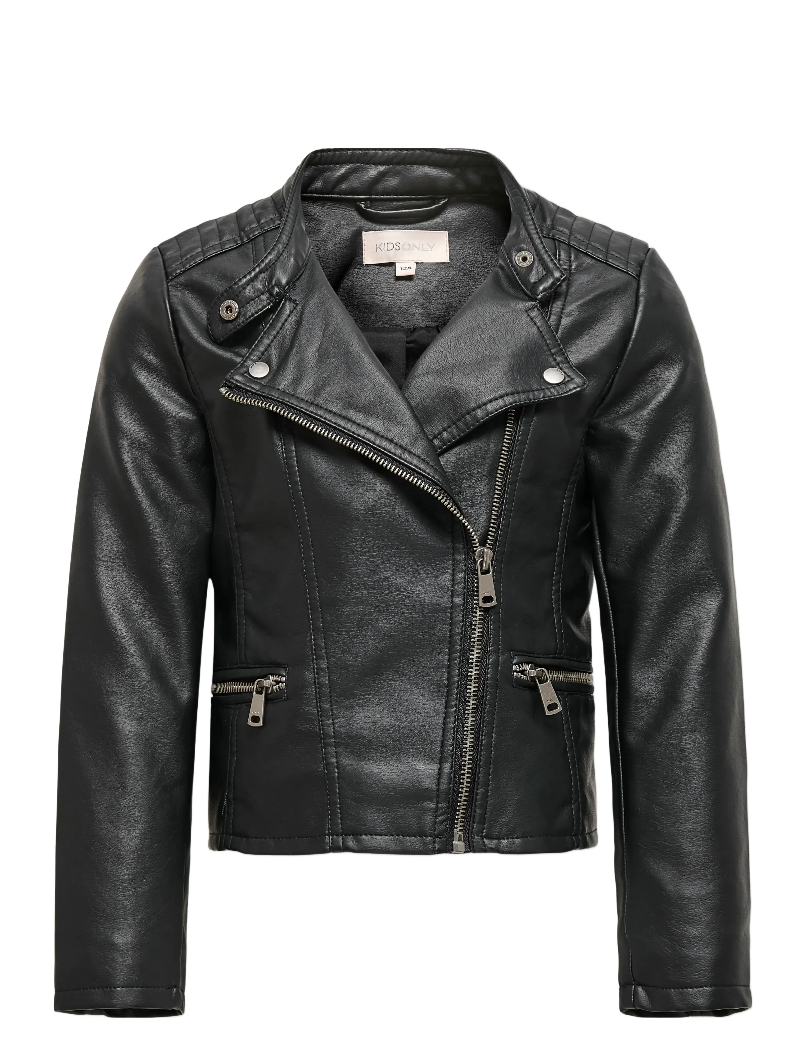 Kinder ONLY Kogfreya Life Faux Leathr Biker Otw Noos Schwarz - 164 - Kinder