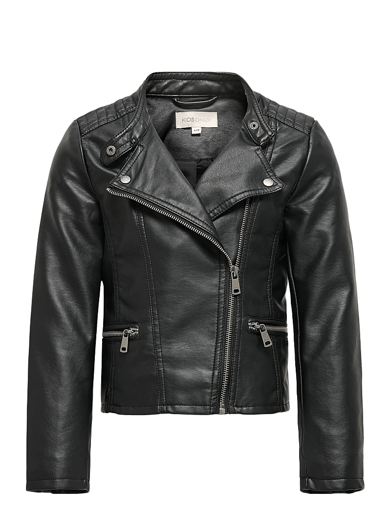 Kids Only - KOGFREYA LIFE FAUX LEATHR BIKER OTW NOOS - osta vanuse järgi - black - 1