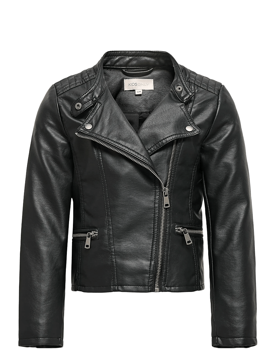 Kids Only - KOGFREYA LIFE FAUX LEATHR BIKER OTW NOOS - kaufen nach alter - black - 1