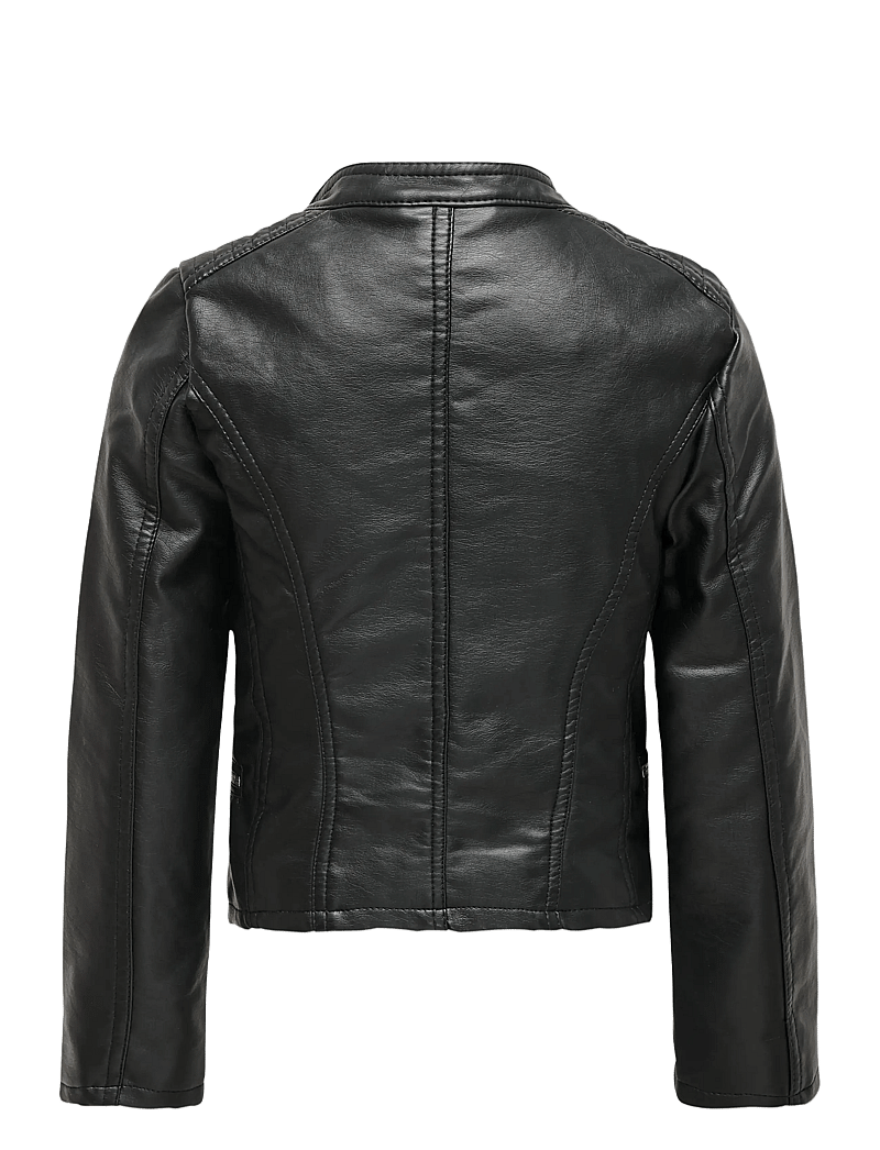 Kids Only - KOGFREYA LIFE FAUX LEATHR BIKER OTW NOOS - osta vanuse järgi - black - 2