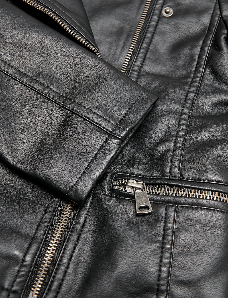 Kids Only - KOGFREYA LIFE FAUX LEATHR BIKER OTW NOOS - osta vanuse järgi - black - 4