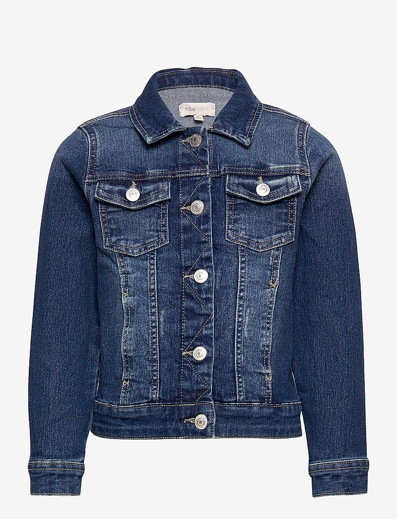 Kids Only - KOGSARA MED BLUE DNM JACKET NOOS - teksa ja velvet - medium blue denim - 1